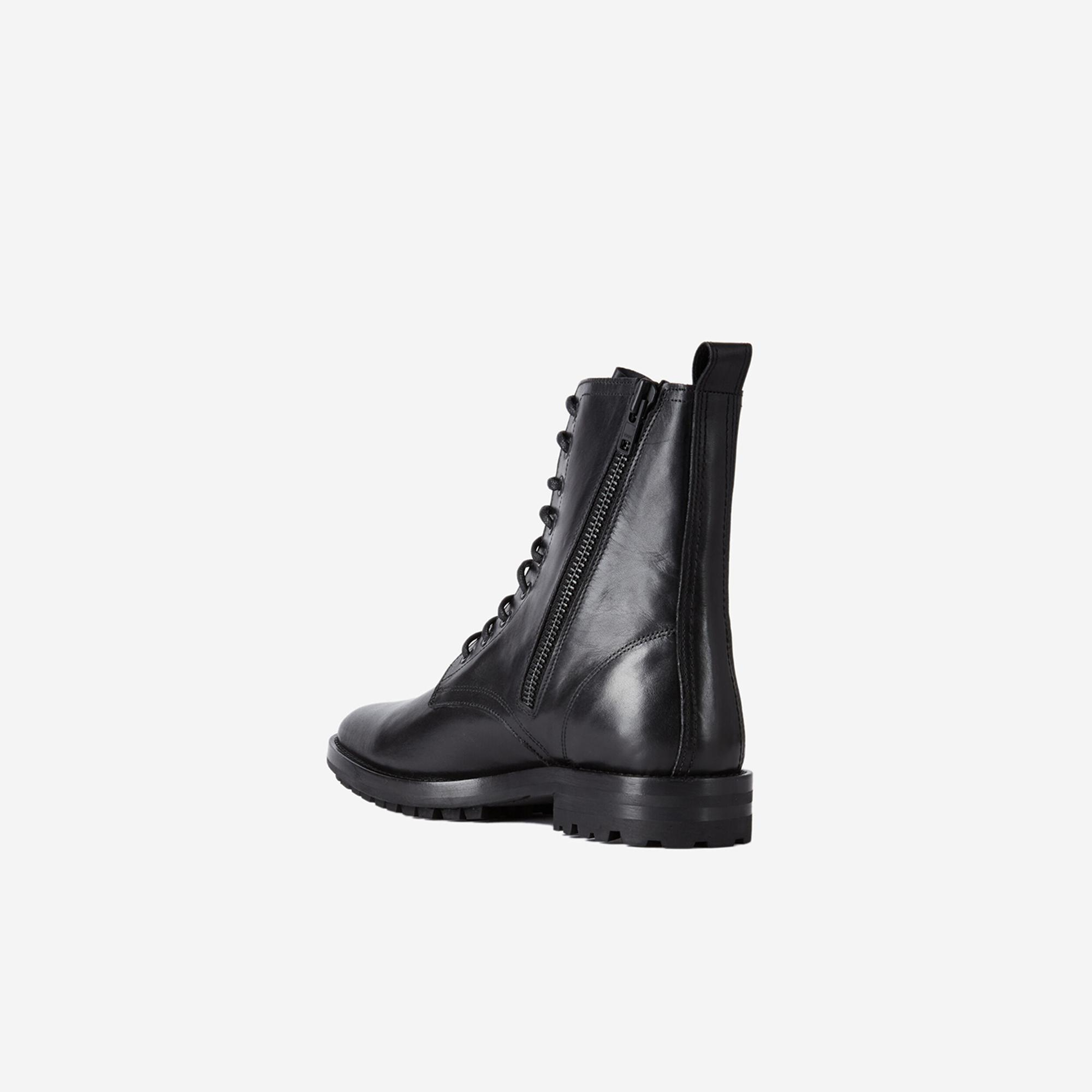 UNISEX SİYAH Deri Bot