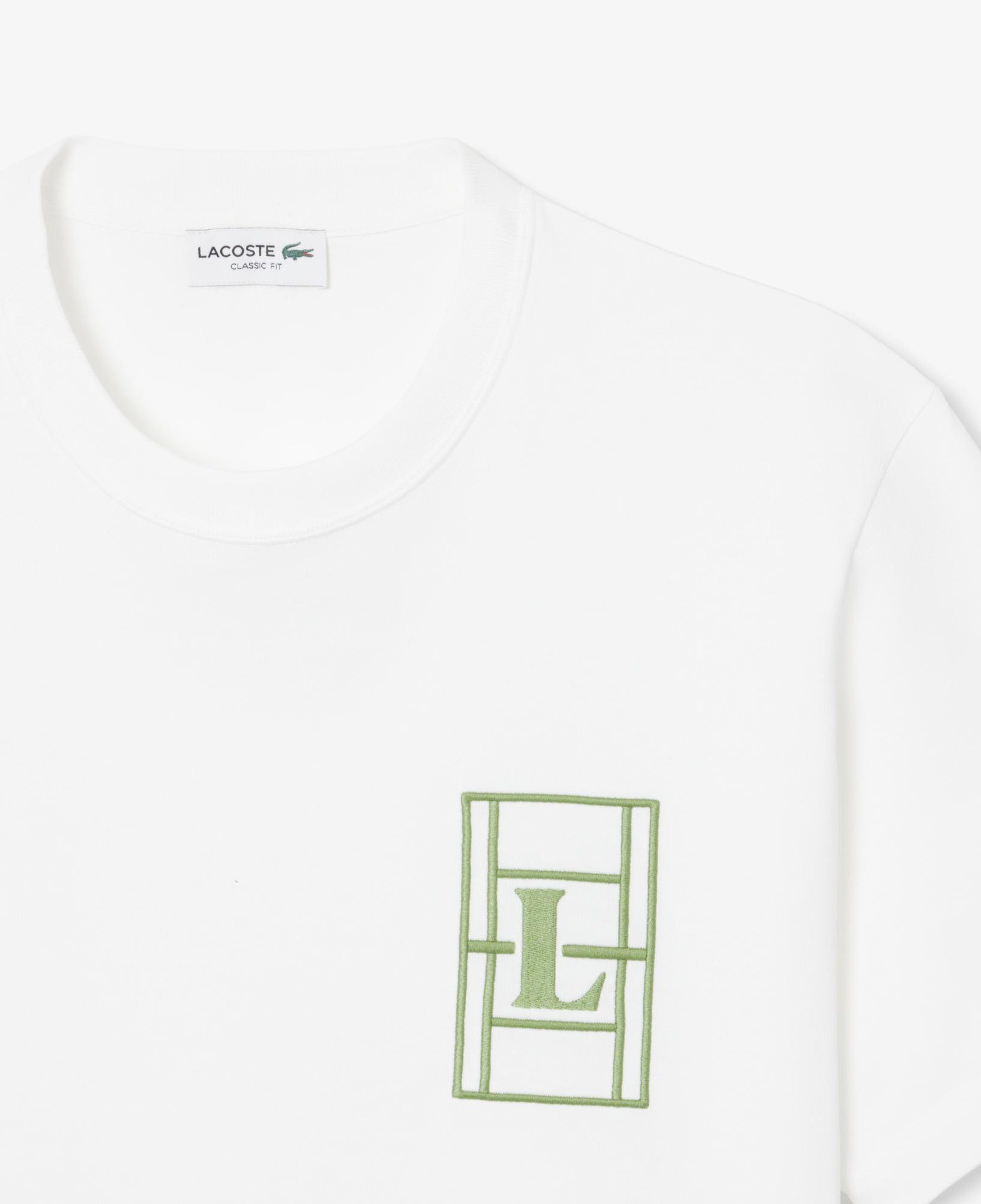 Erkek Classic Fit Bisiklet Yaka Beyaz T-Shirt