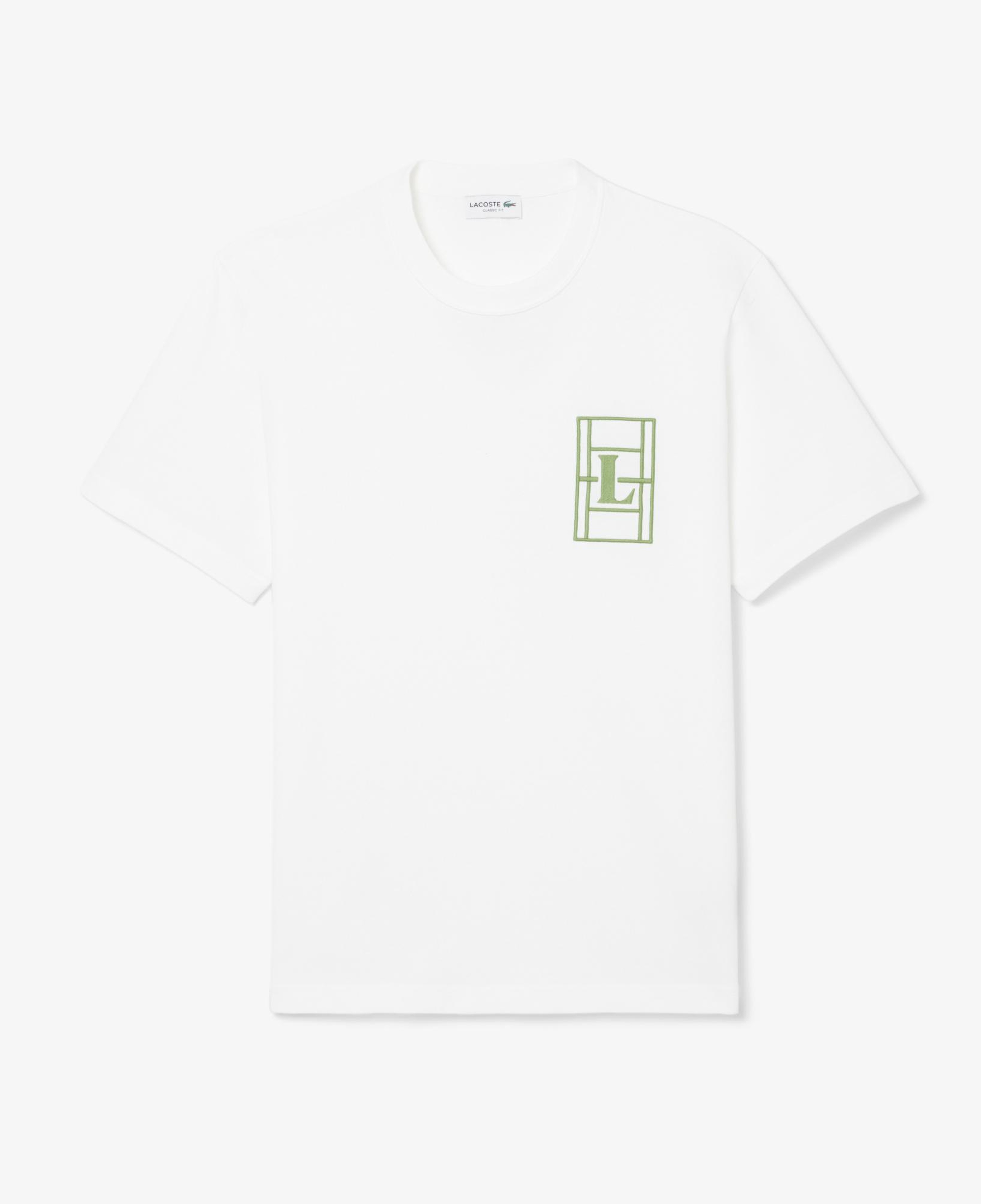 Erkek Classic Fit Bisiklet Yaka Beyaz T-Shirt