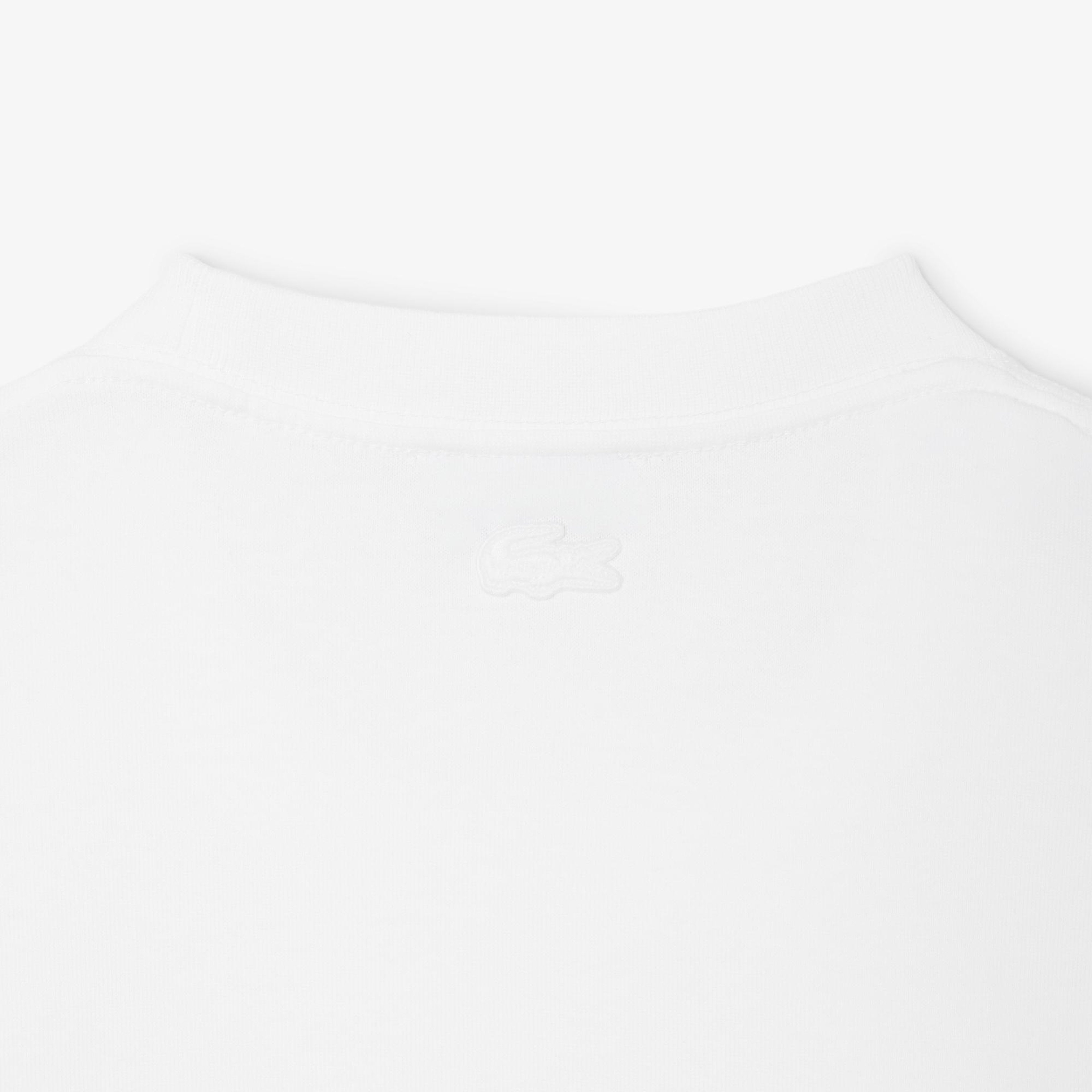 Erkek Classic Fit Bisiklet Yaka Beyaz T-Shirt