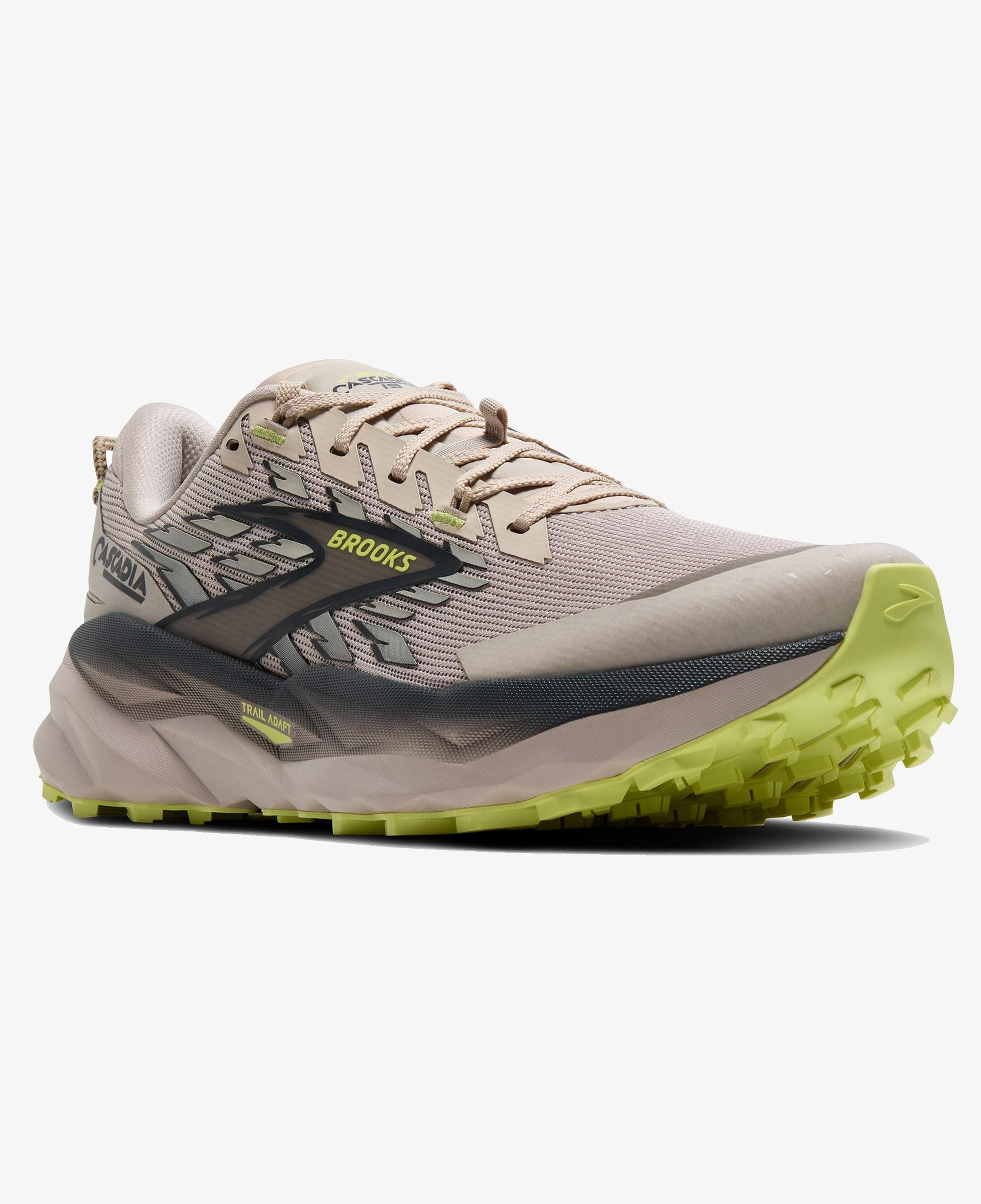 Brooks Cascadia 19 Erkek Bej Koşu Ayakkabısı