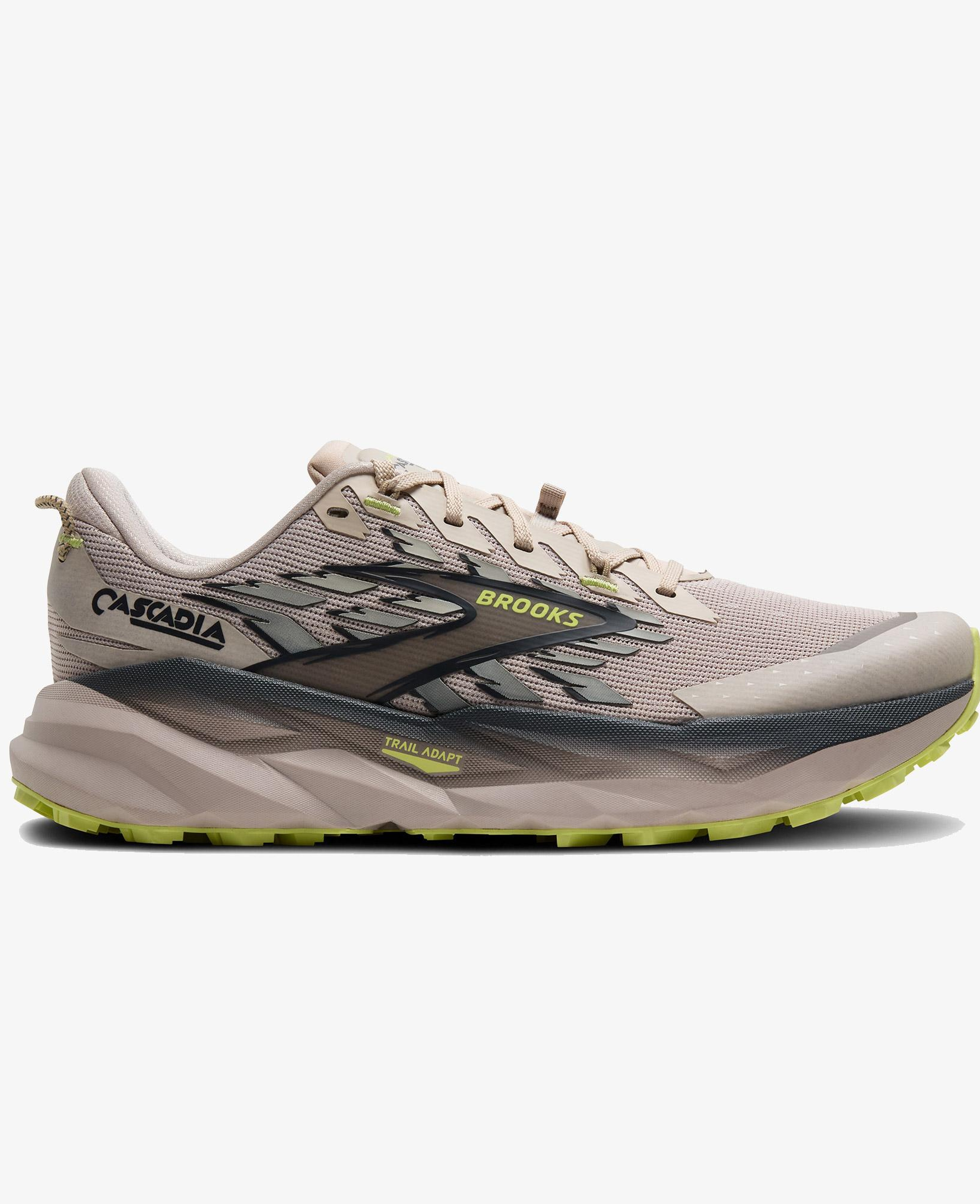 Brooks Cascadia 19 Erkek Bej Koşu Ayakkabısı