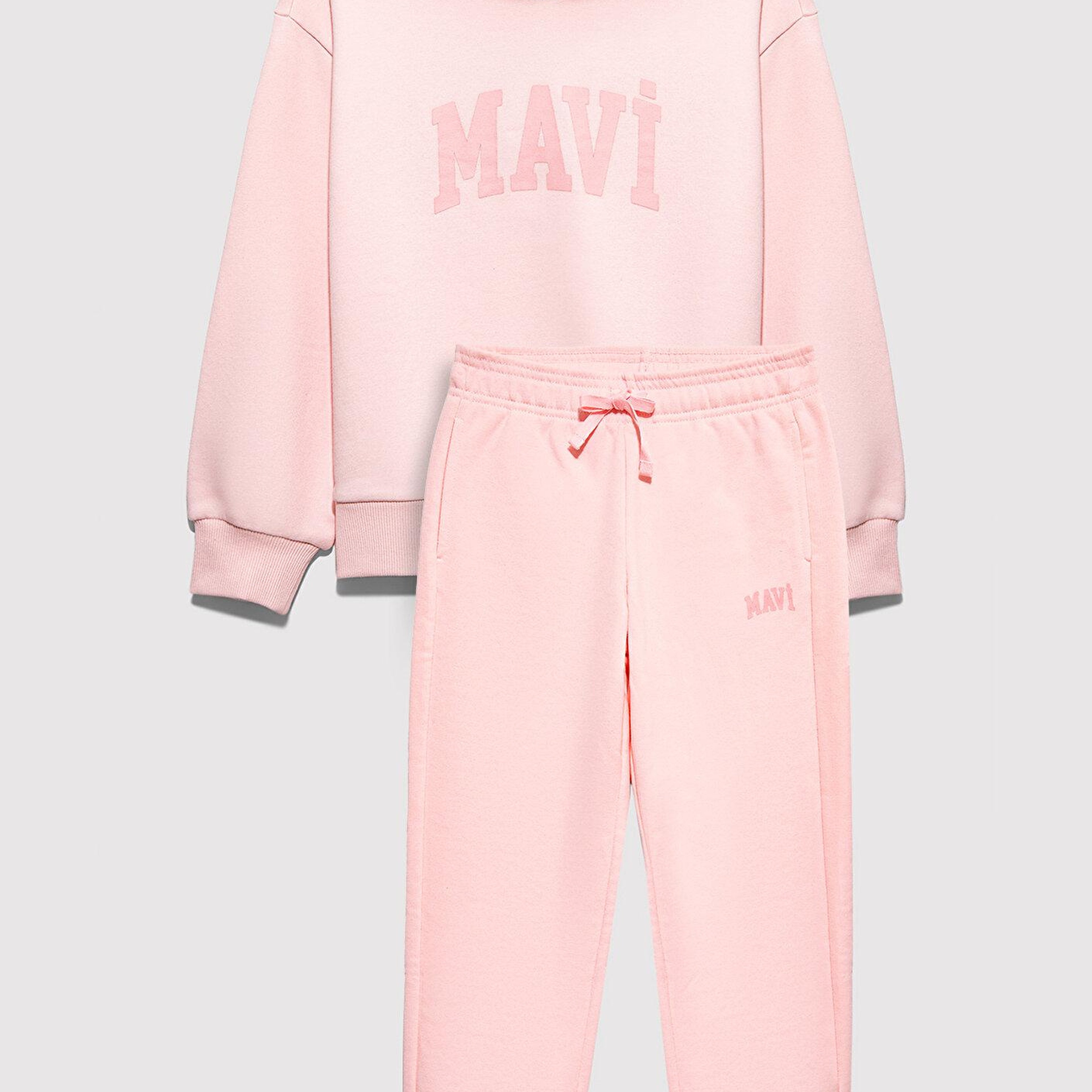 Mavi Mavi Logo Baskılı Pembe Eşofman Takımı 7T10004-71007