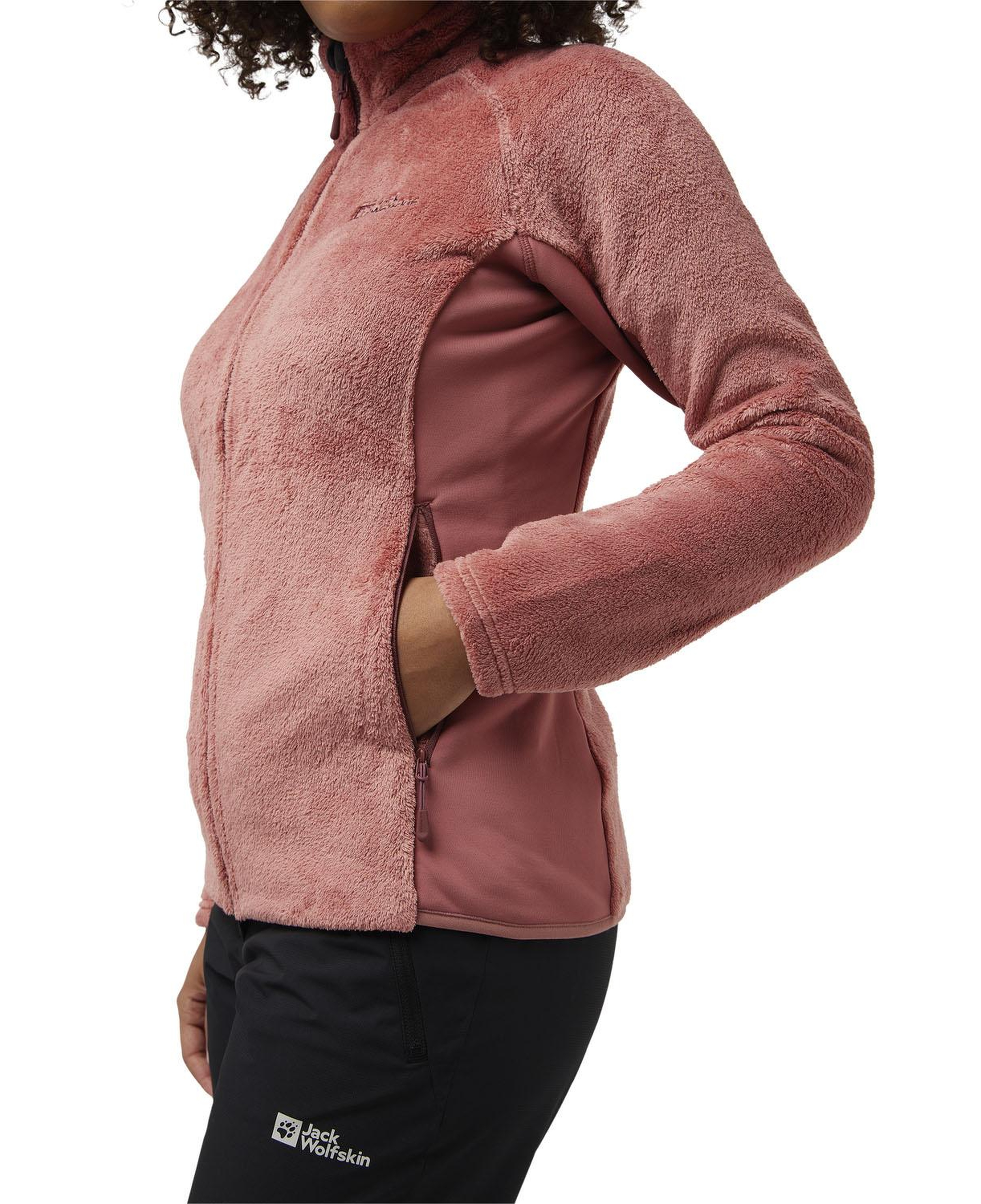 Jack Wolfskin Rotwand Fz Kadın Pembe Polar Ceket