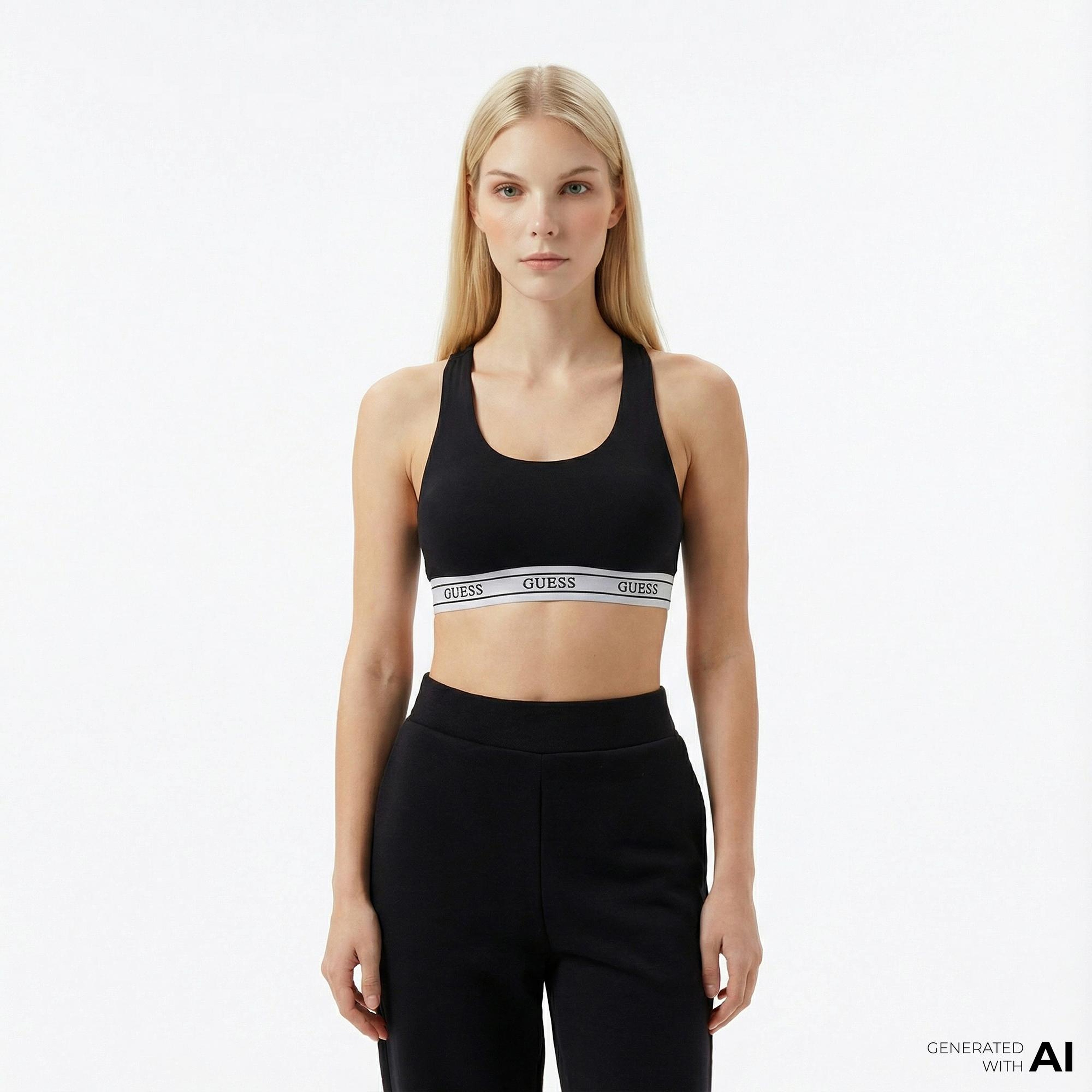 Guess New Aline Modal Kadın Siyah Bra