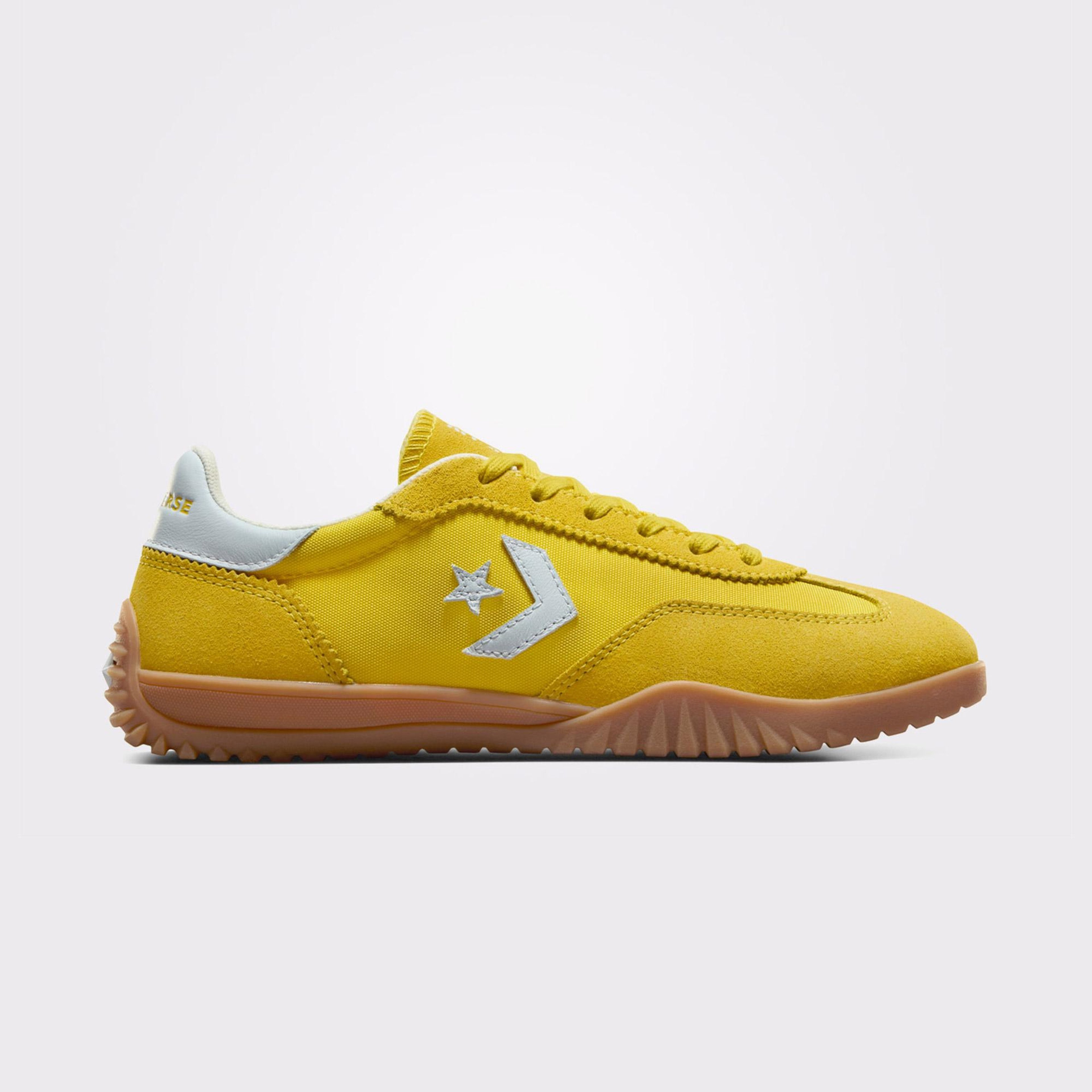 Converse Run Star Trainer Unisex Sarı Süet Sneaker