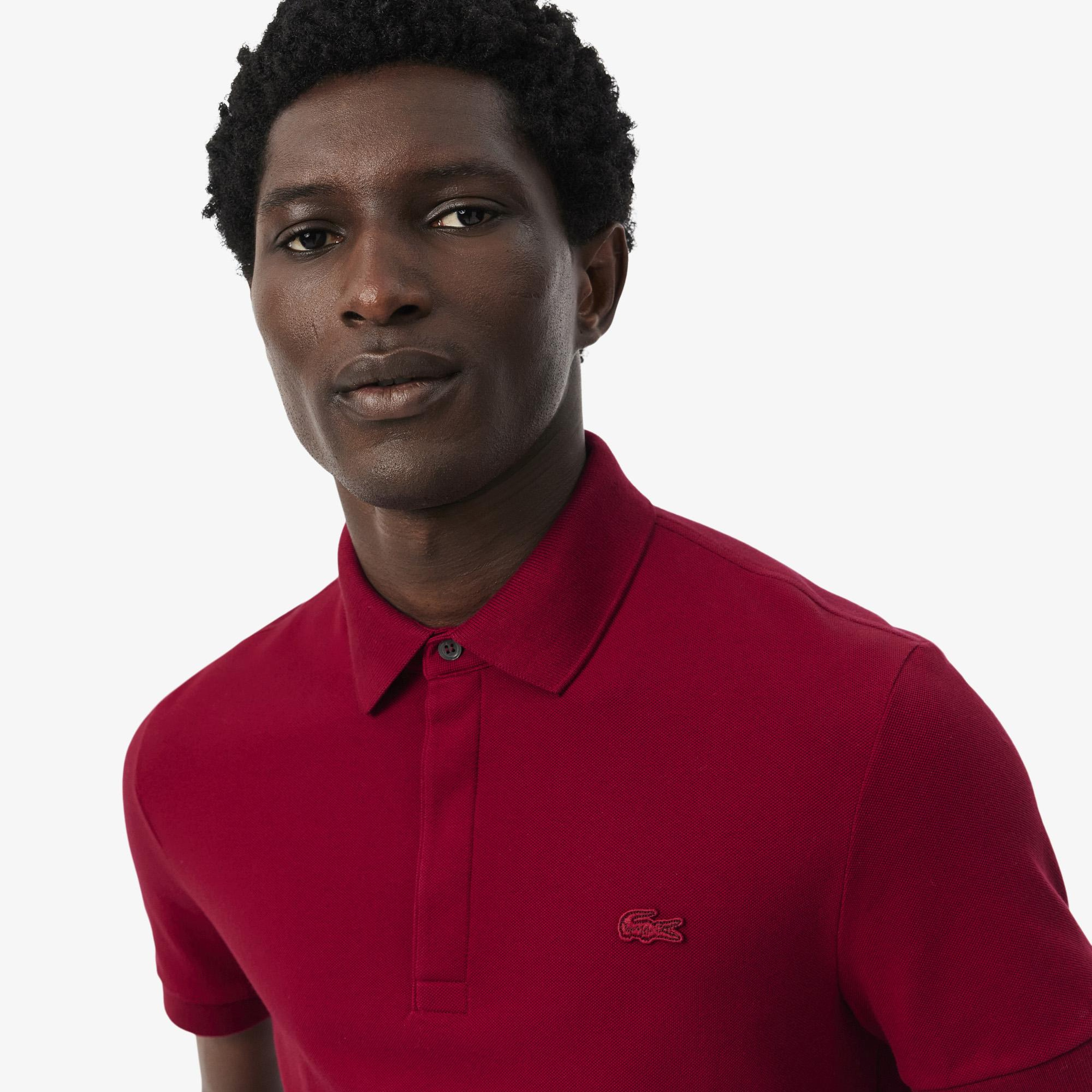Erkek Regular Fit Bordo Paris Polo