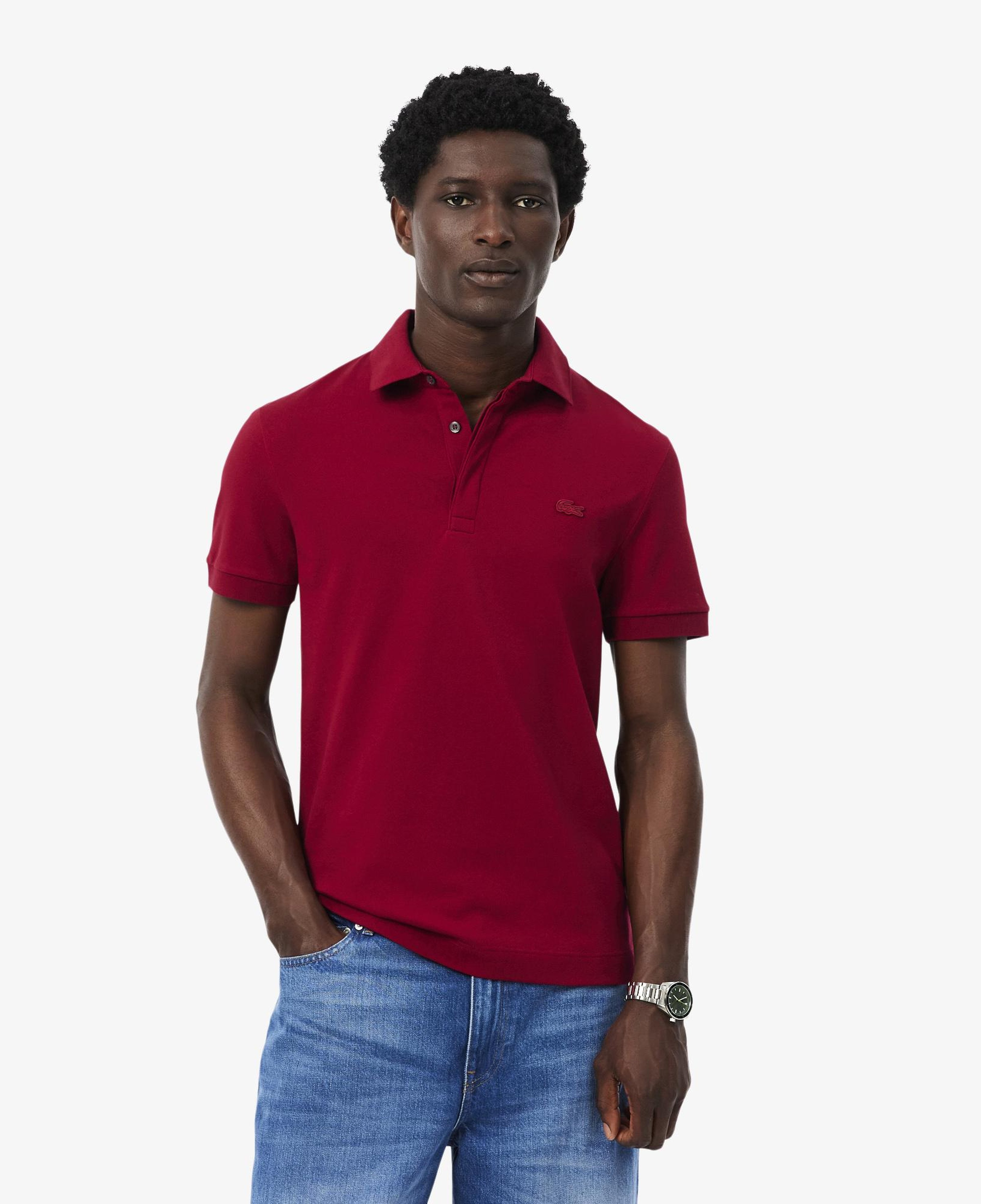 Erkek Regular Fit Bordo Paris Polo