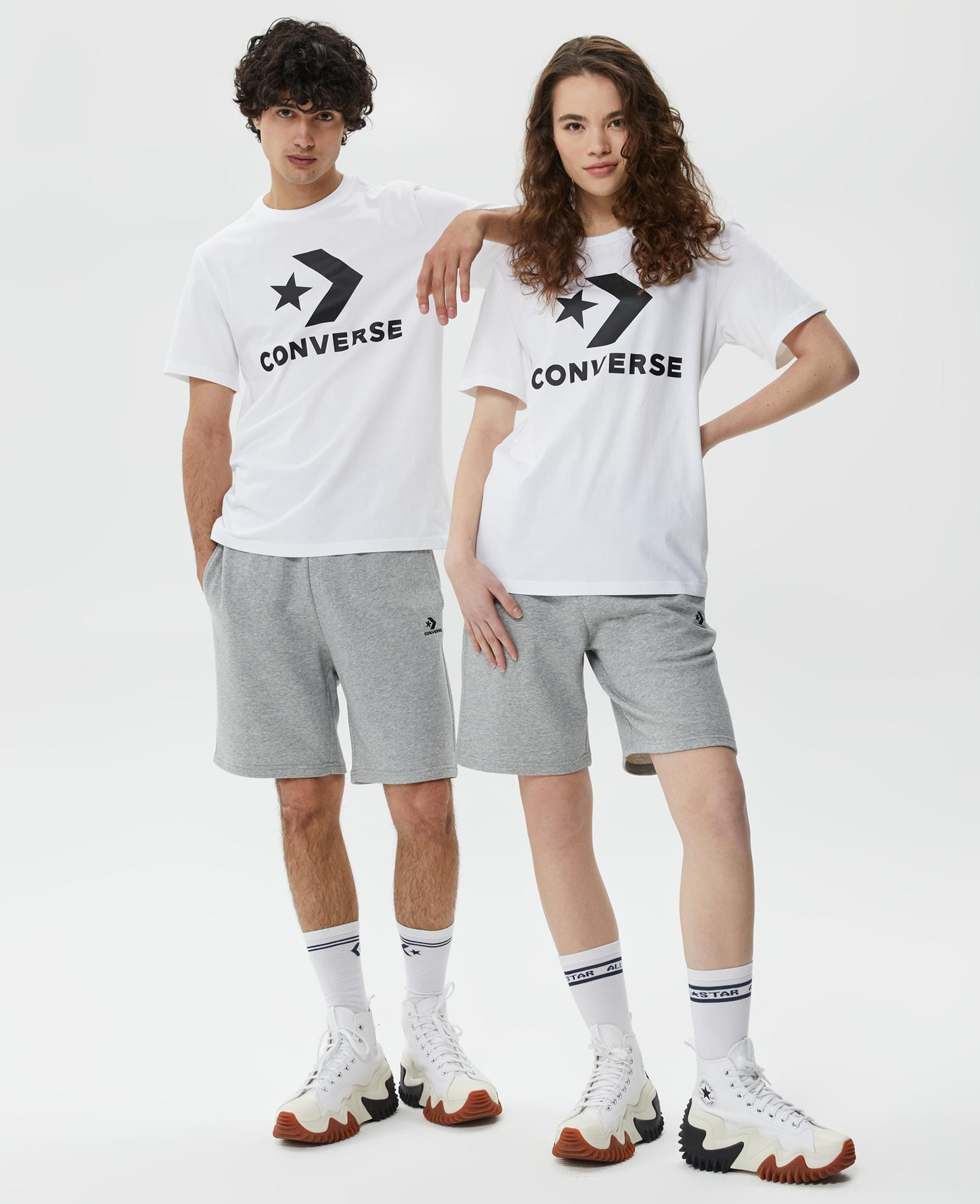 Converse Go-To Star Chevron Logo Unisex Beyaz T-Shirt