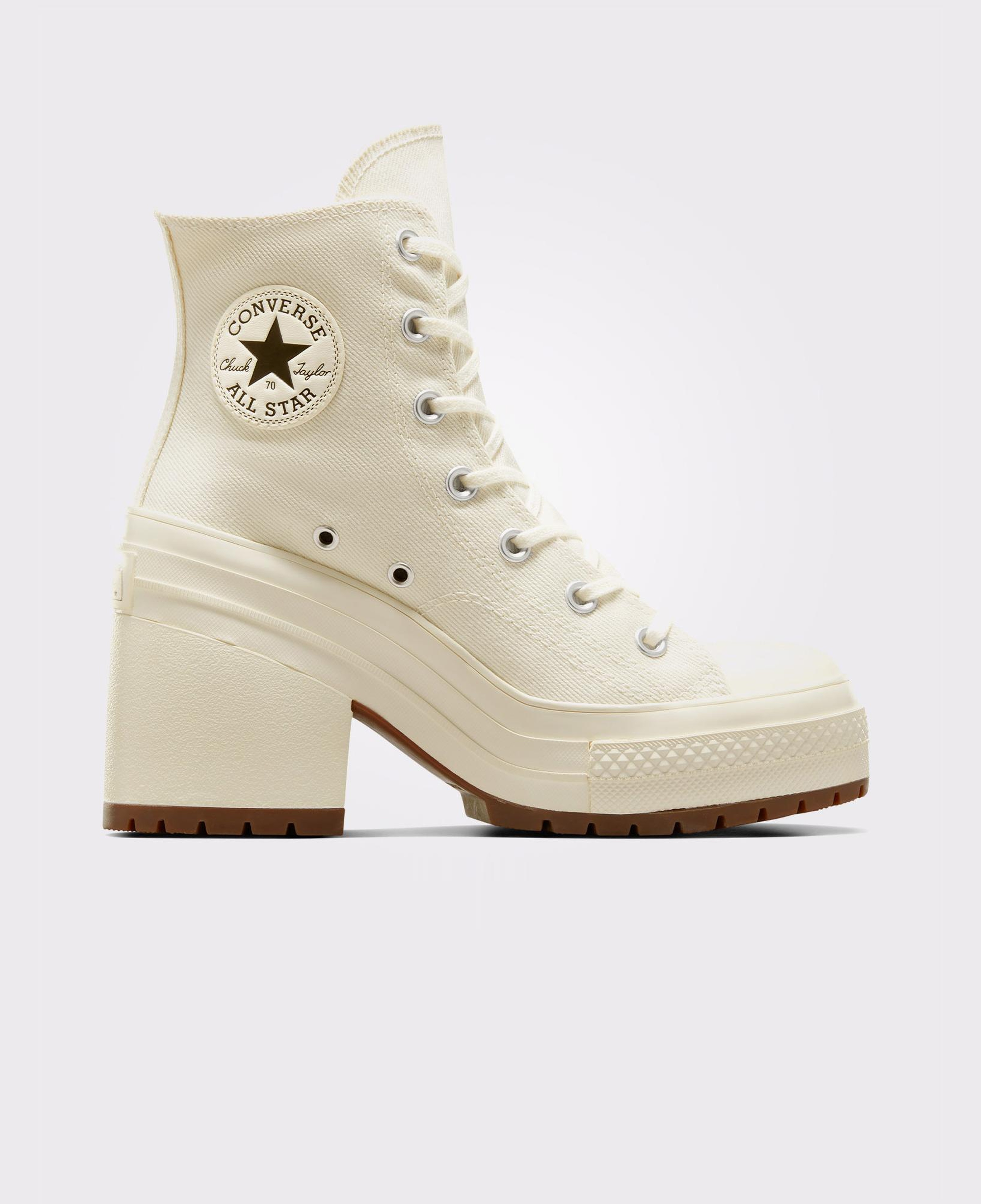 Converse Chuck 70 De Luxe Heel Unisex Krem Sneaker