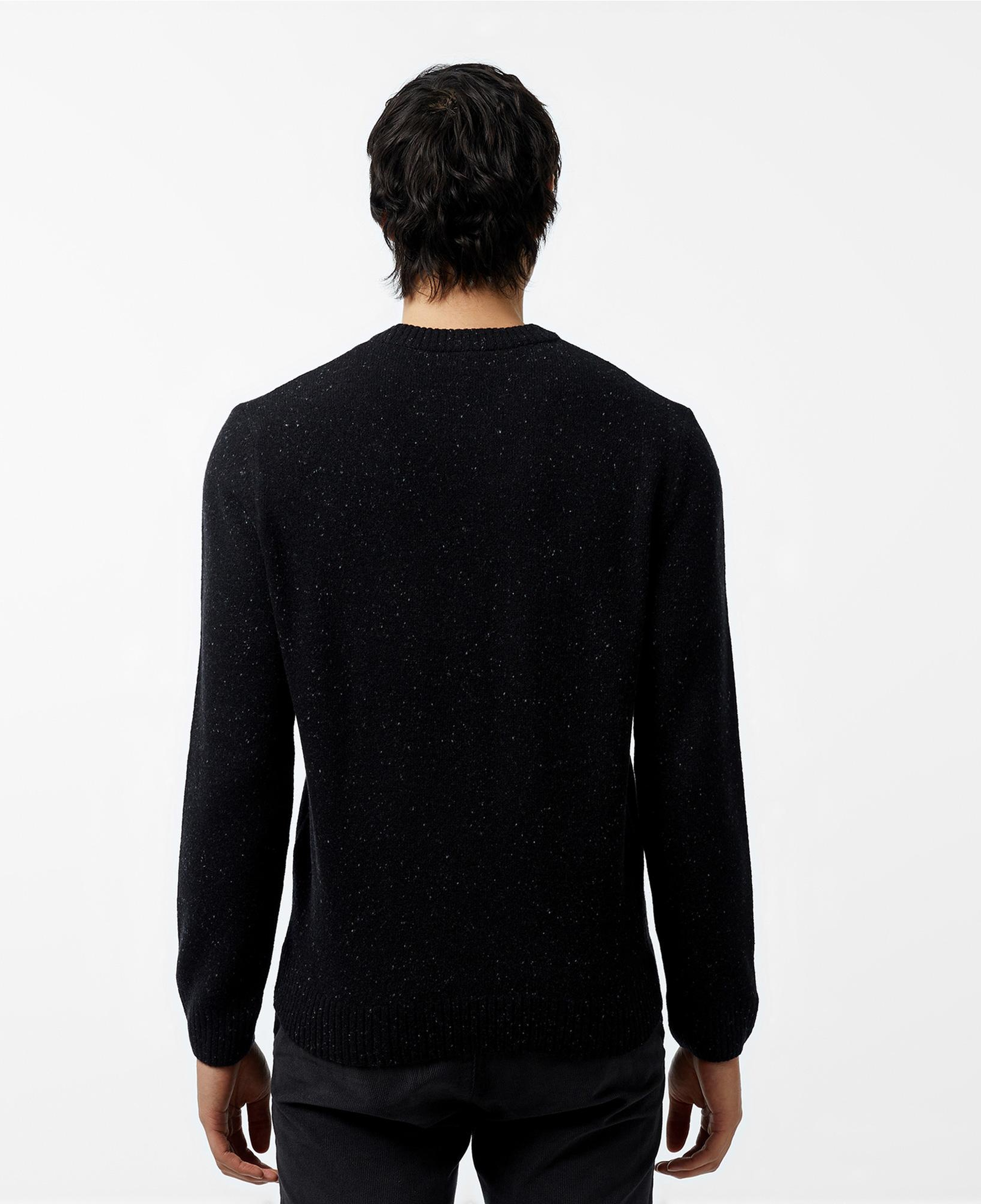 Lacoste Erkek Regular Fit Bisiklet Yaka Yün Siyah Triko