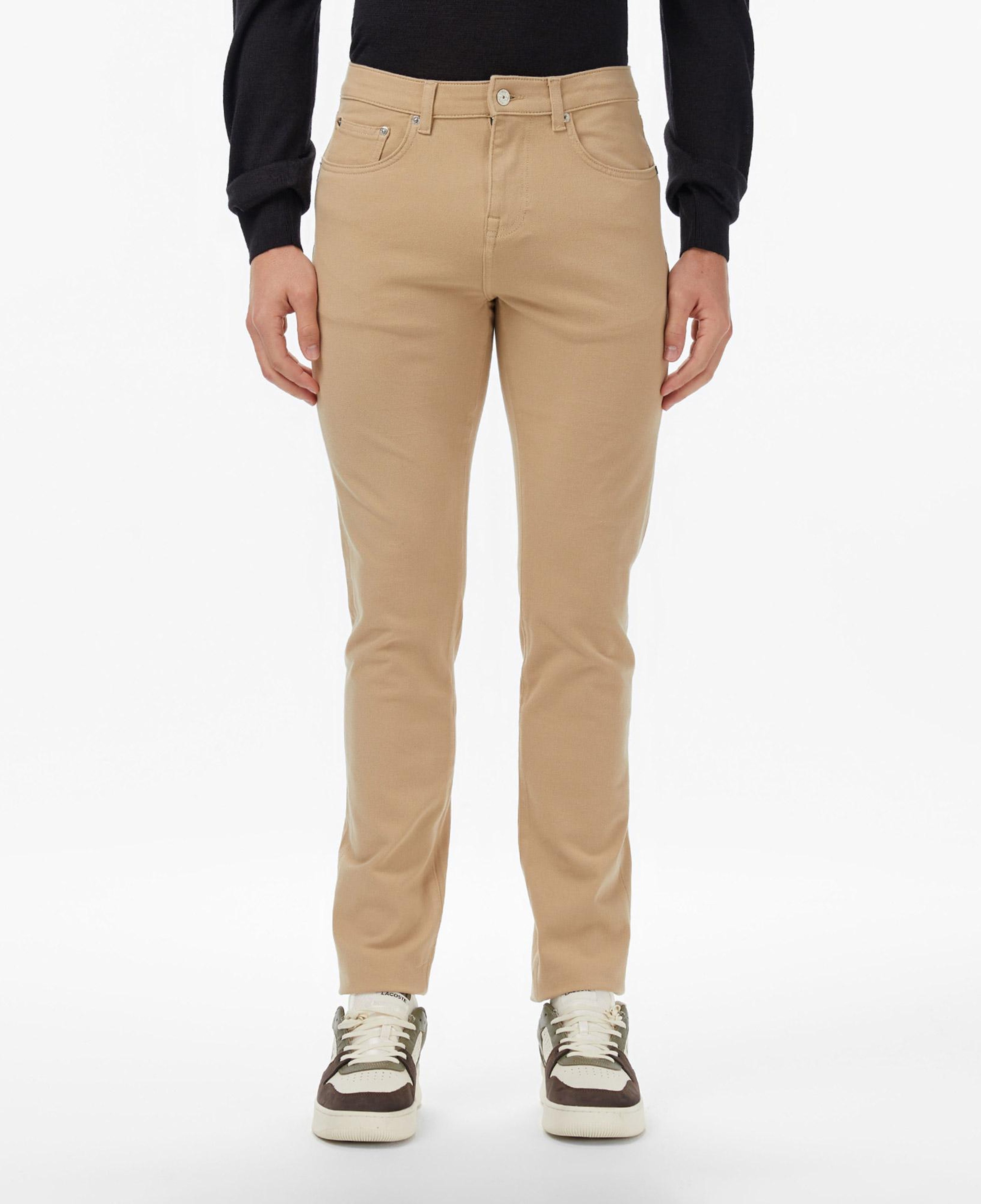 Lacoste Erkek Slim Fit Bej Jean Pantolon