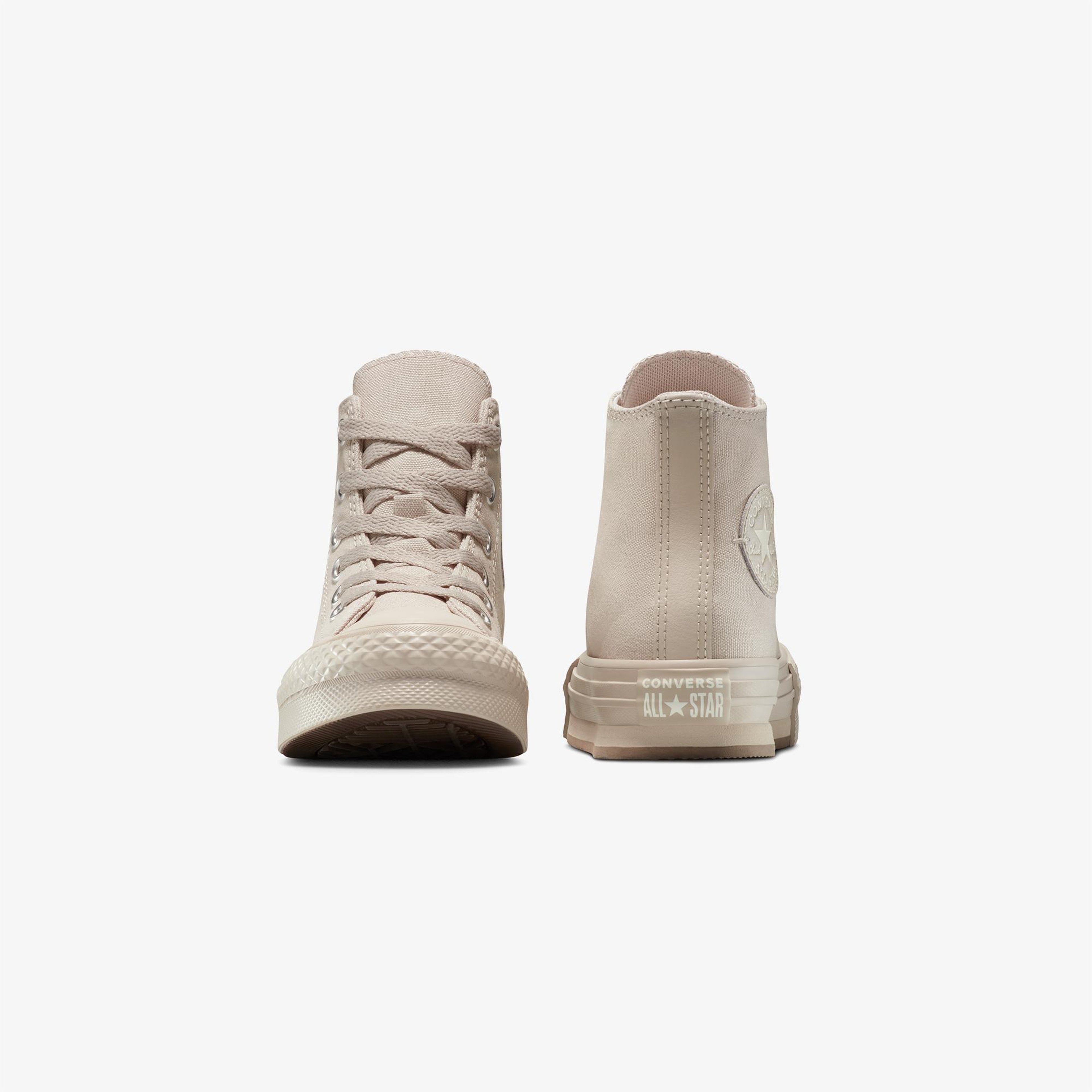 Converse Chuck Taylor All Star EVA Lift Platform Çocuk Bej Sneaker
