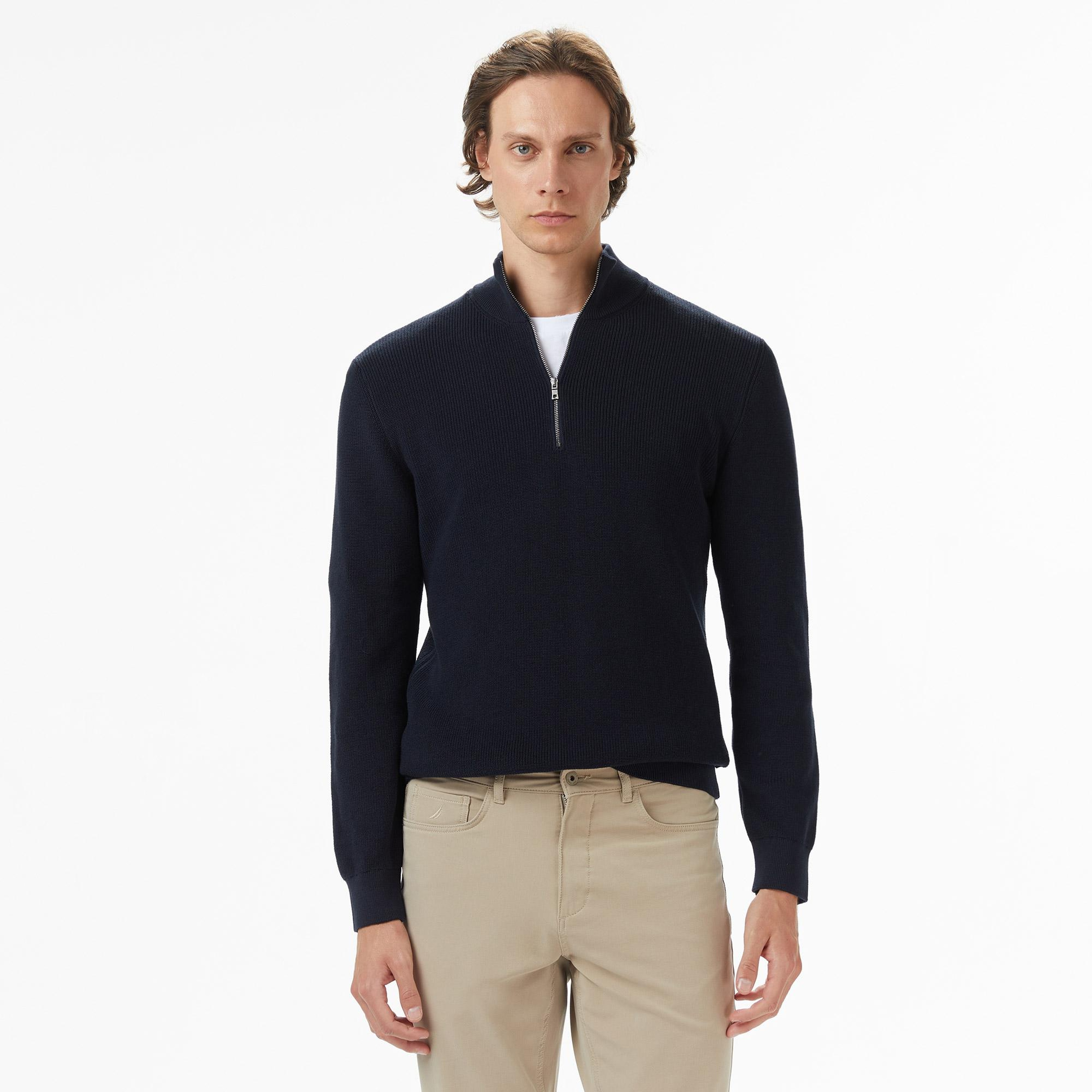 Nautica Erkek Lacivert Classic Fit Kazak