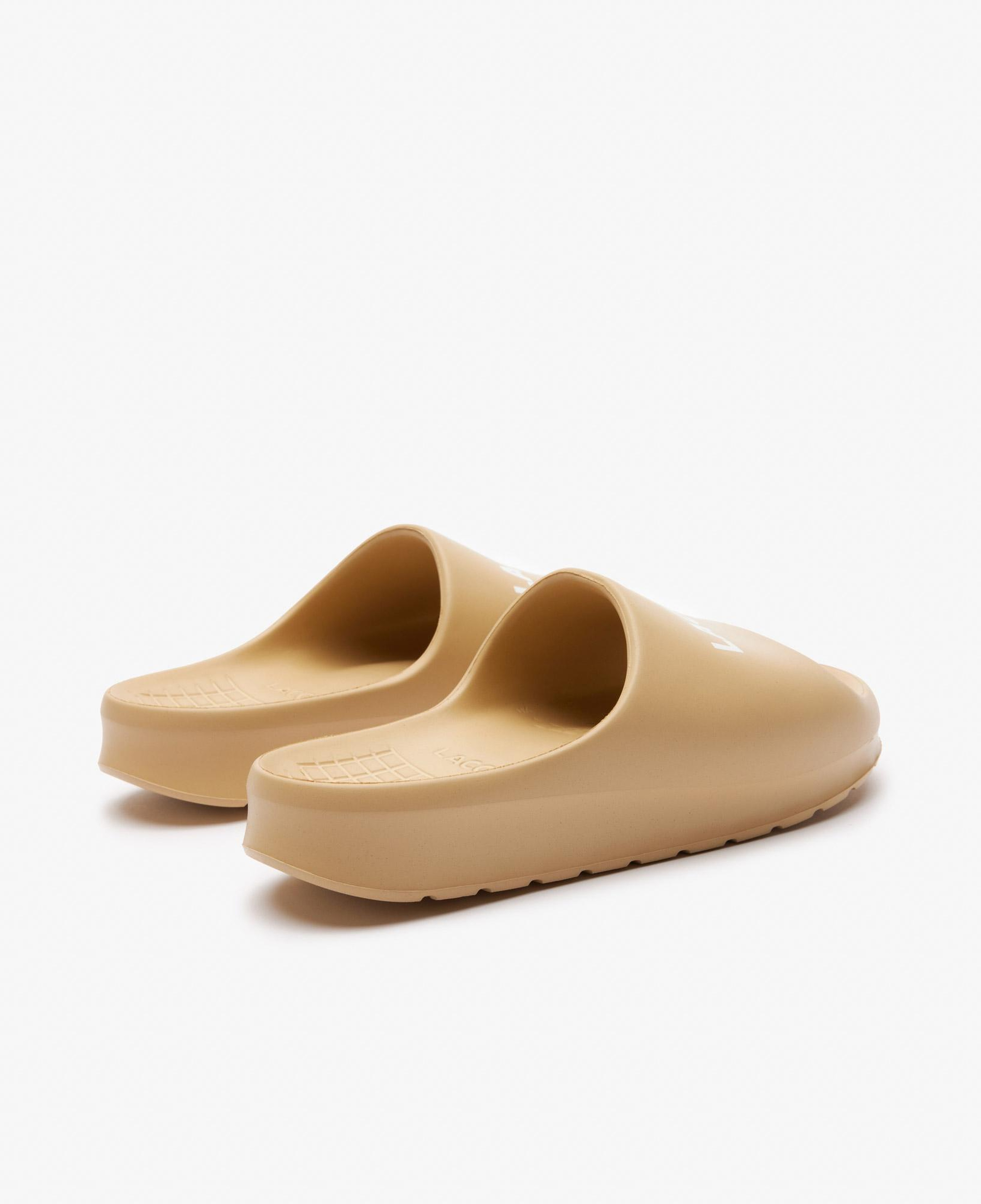Lacoste Serve Slide 2.0 Kadın Bej Terlik