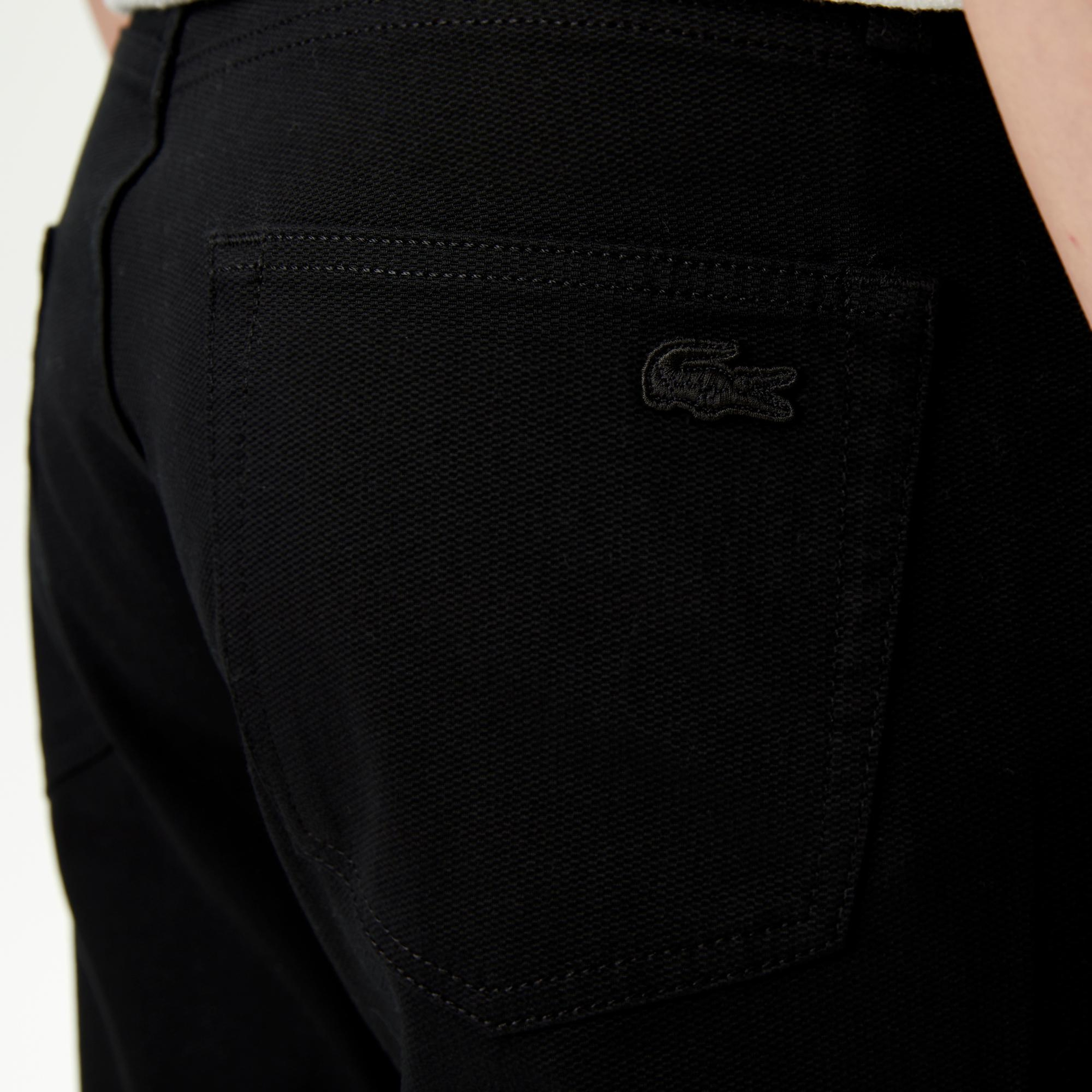 Erkek Slim Fit Siyah Pantolon