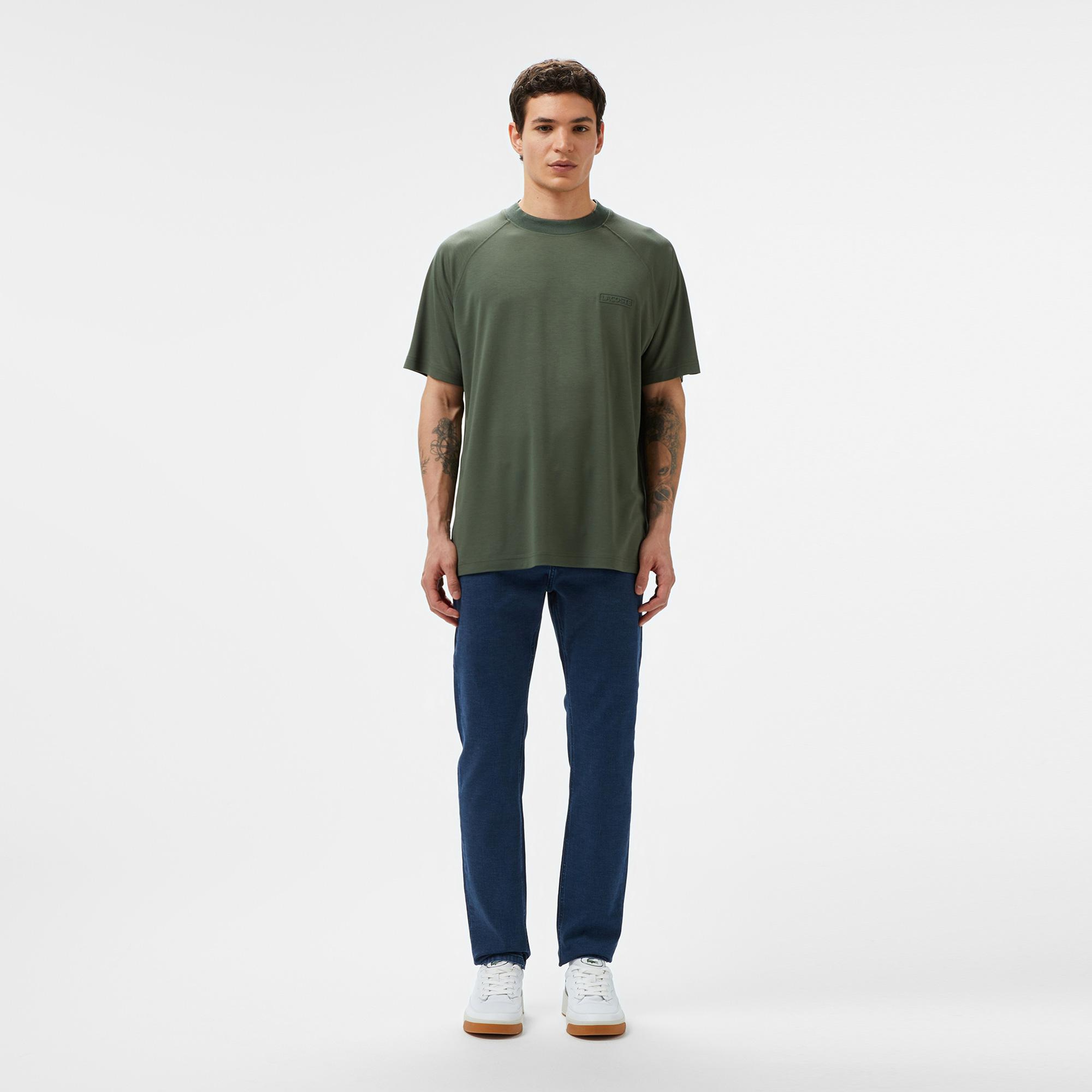 Erkek Slim Fit Mavi Jean Pantolon