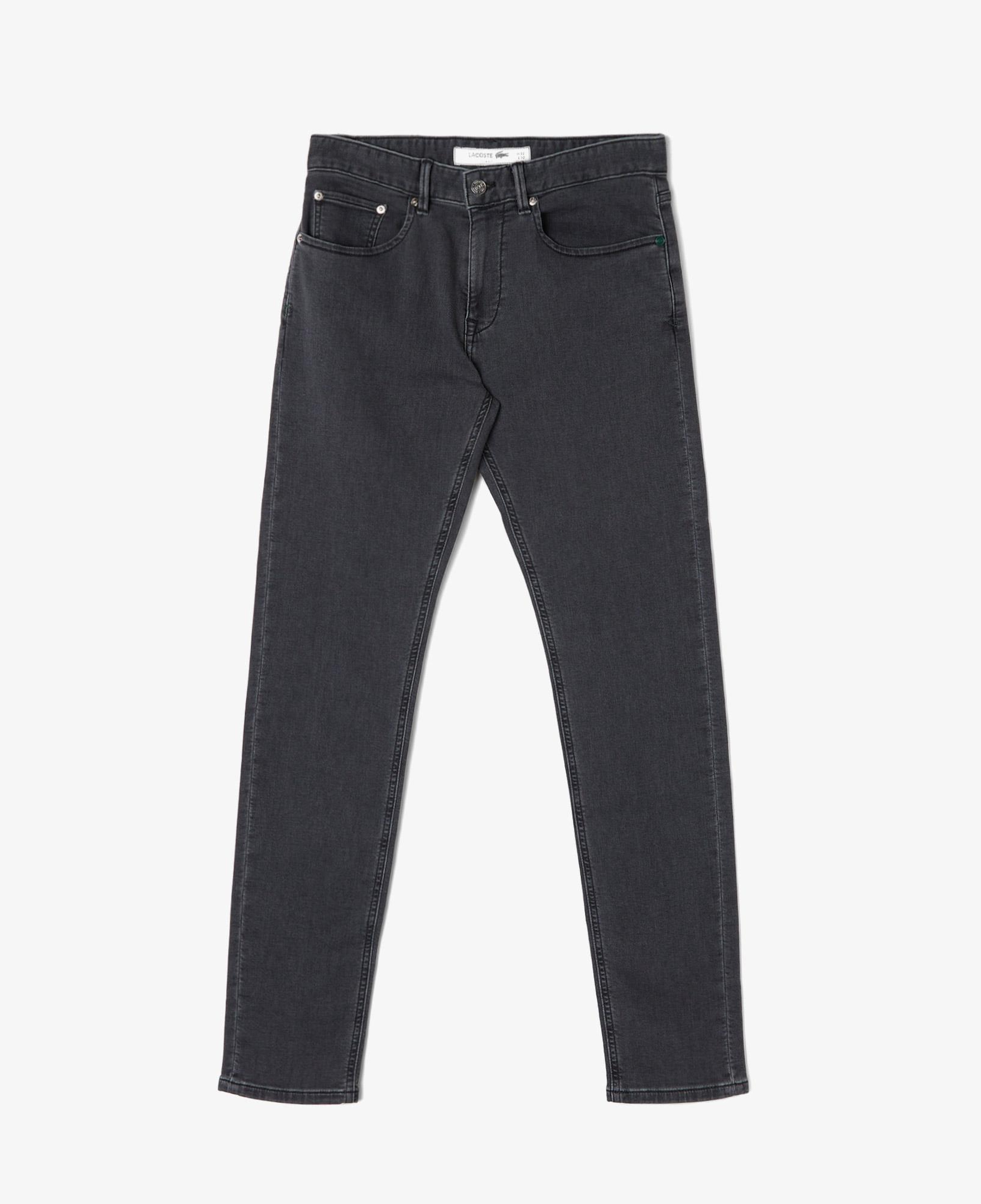 Erkek Slim Fit Gri Jean Pantolon