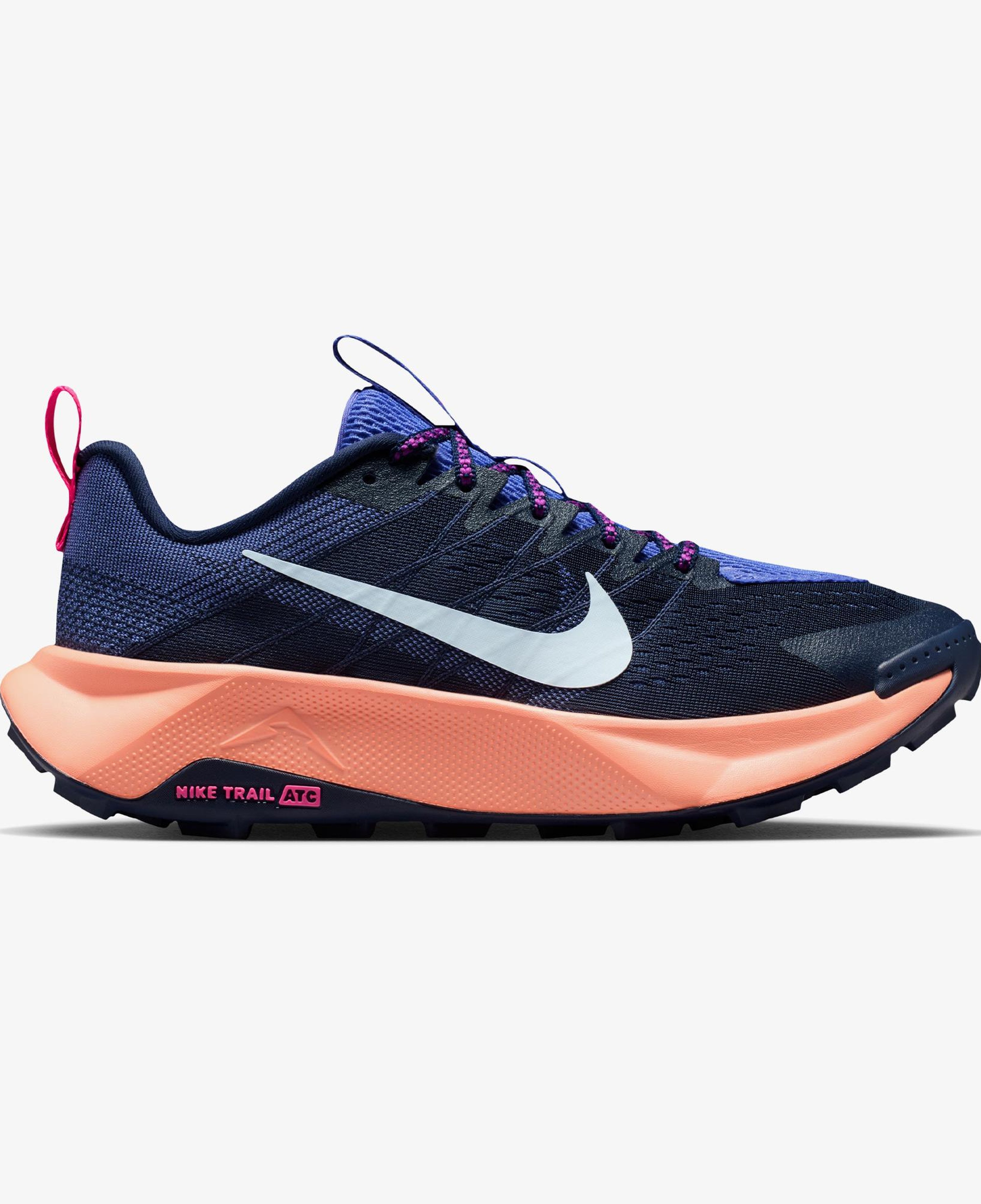 Nike Reactx Wildhorse 10 Kadın Lacivert Koşu Ayakkabısı