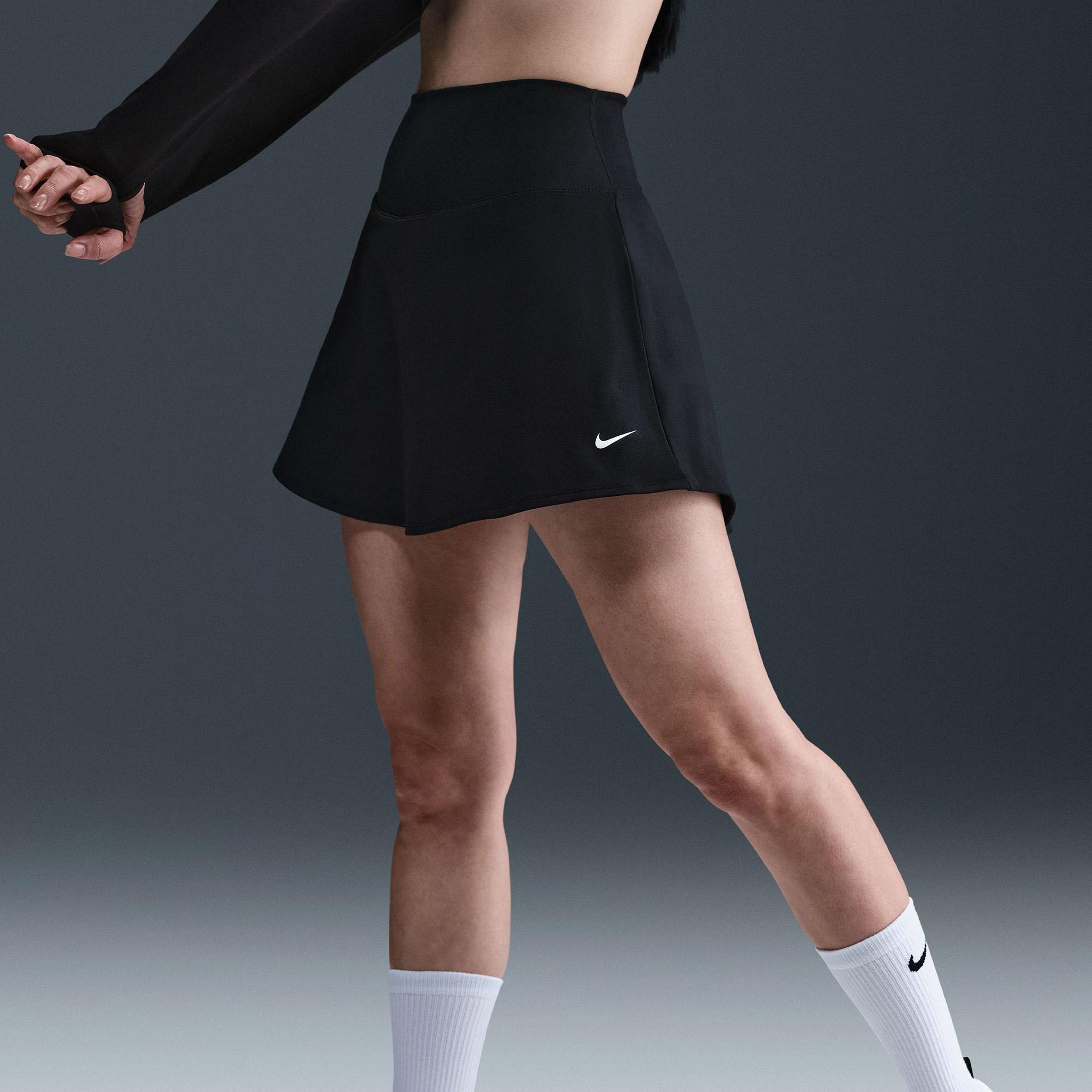 Nike One Dri-Fit Kadın Siyah Etek