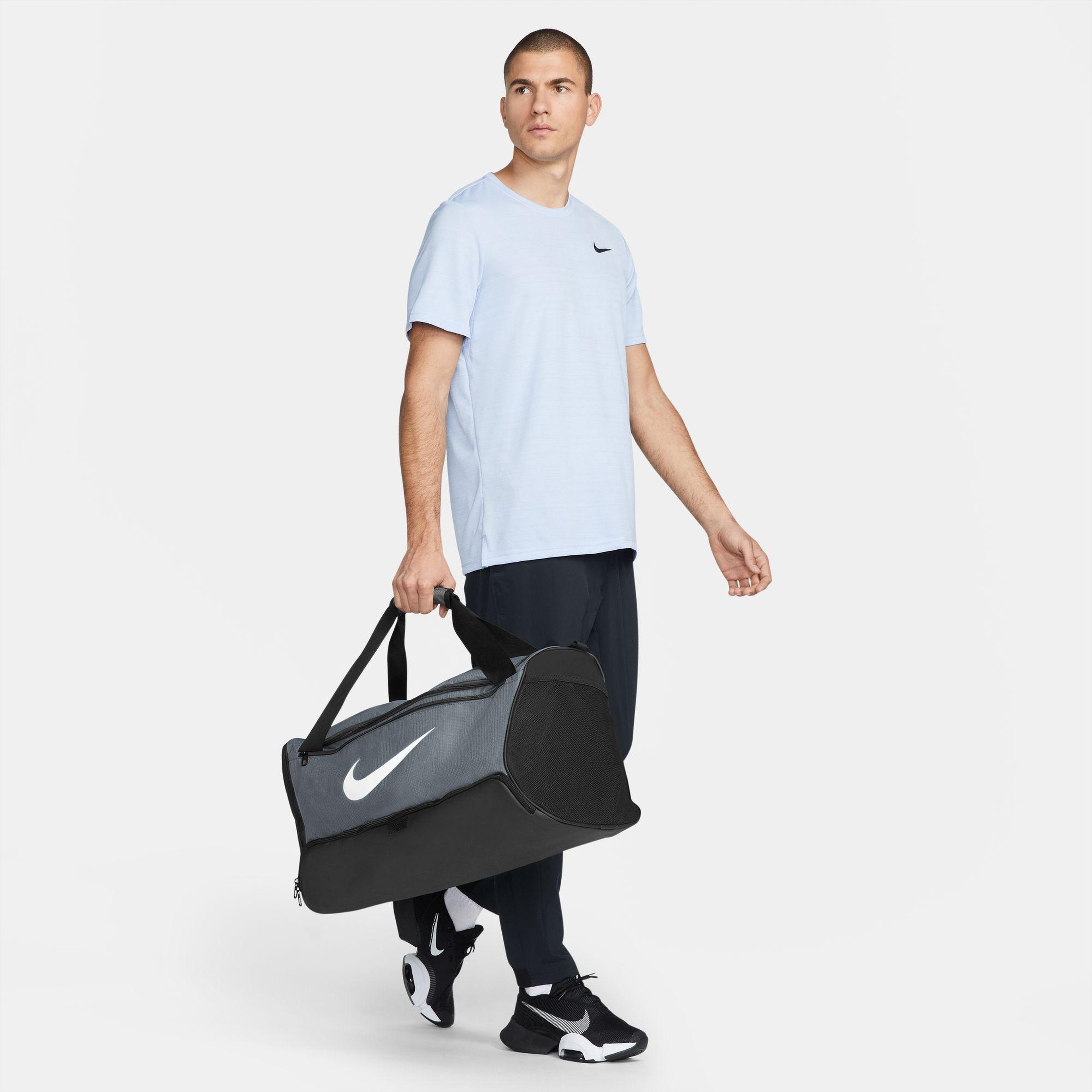 Nike Brasilia Duff - 9.5 (60L) Unisex Gri Spor Çantası
