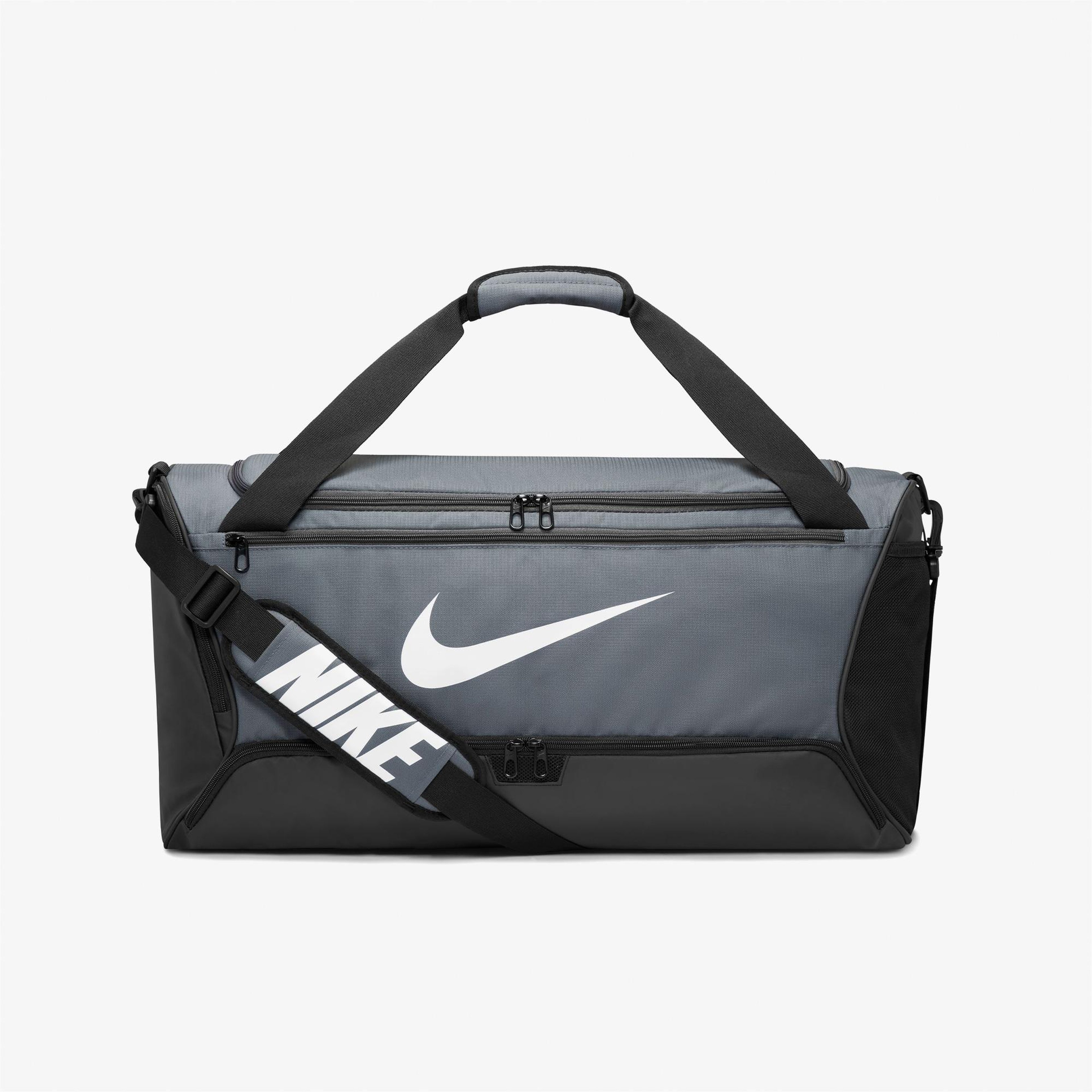 Nike Brasilia Duff - 9.5 (60L) Unisex Gri Spor Çantası