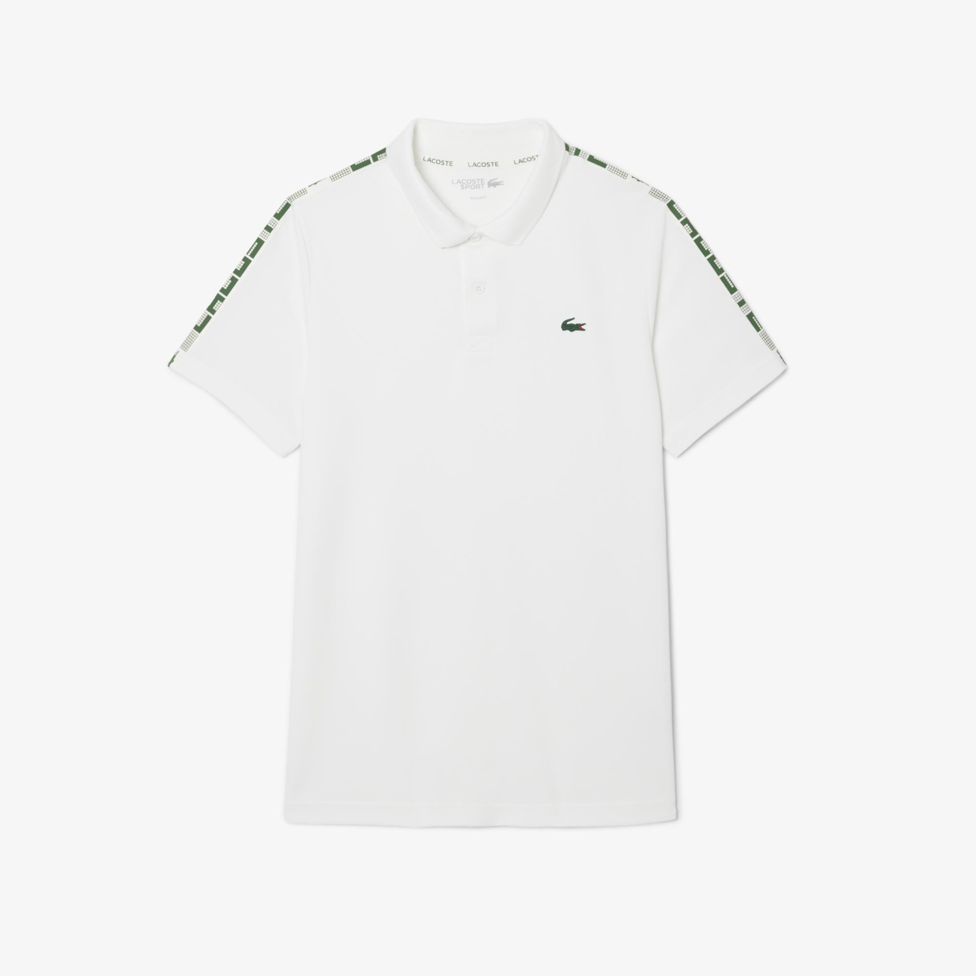 SPORT Erkek Regular Fit Baskılı Beyaz Polo