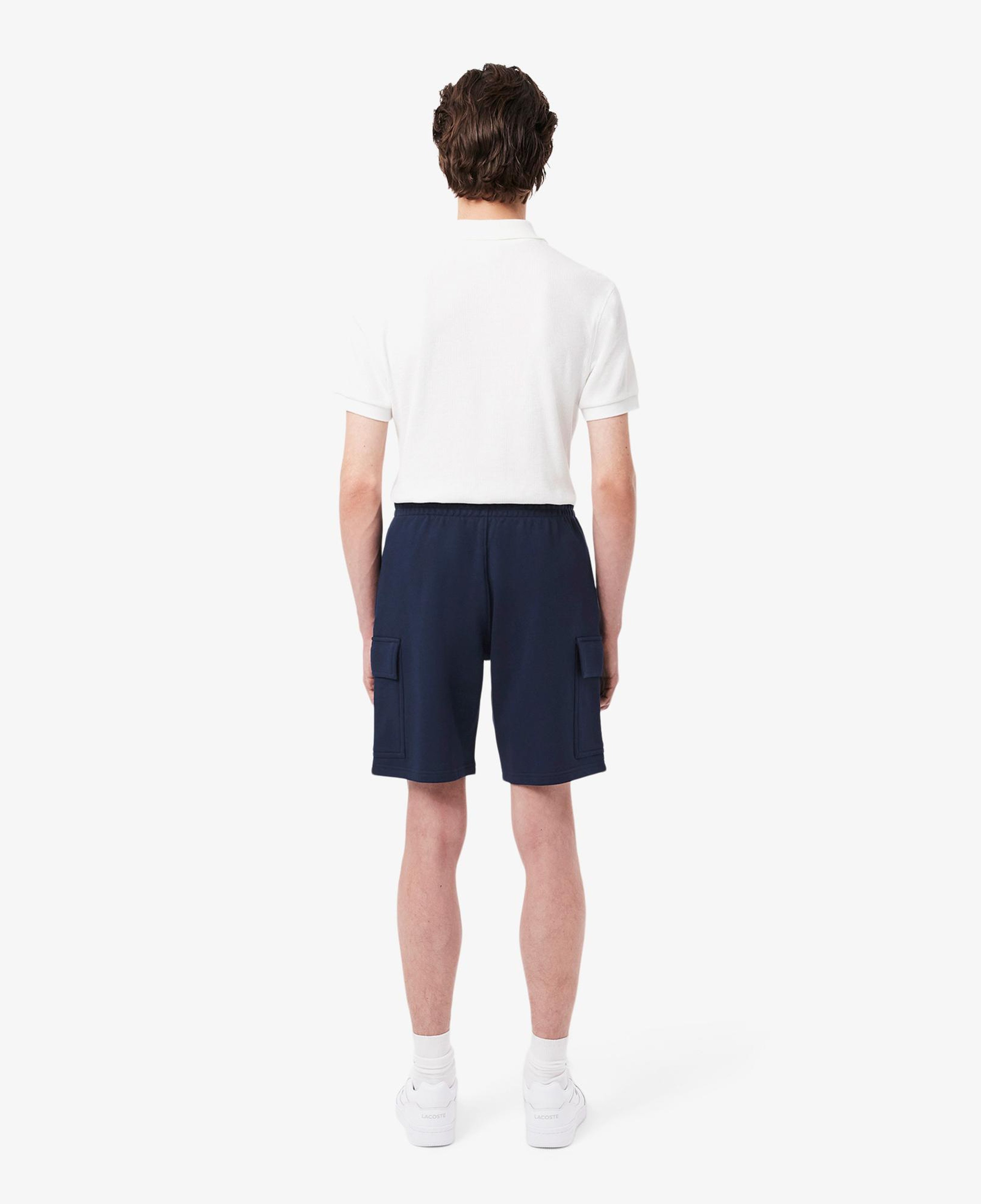 Lacoste Cotton Fleece Cargo Erkek Lacivert Şort