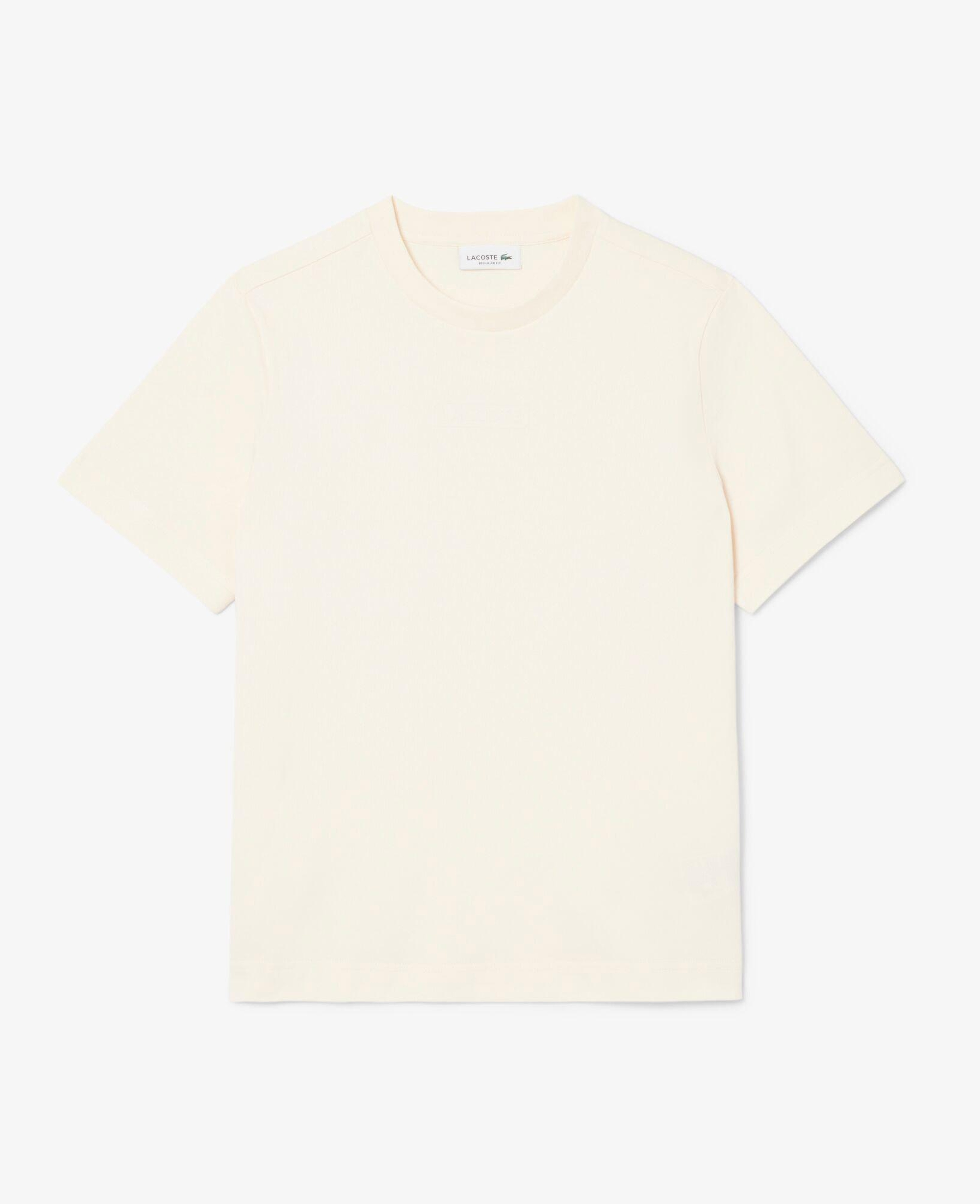 Lacoste Print Cotton Kadın Bej T-Shirt