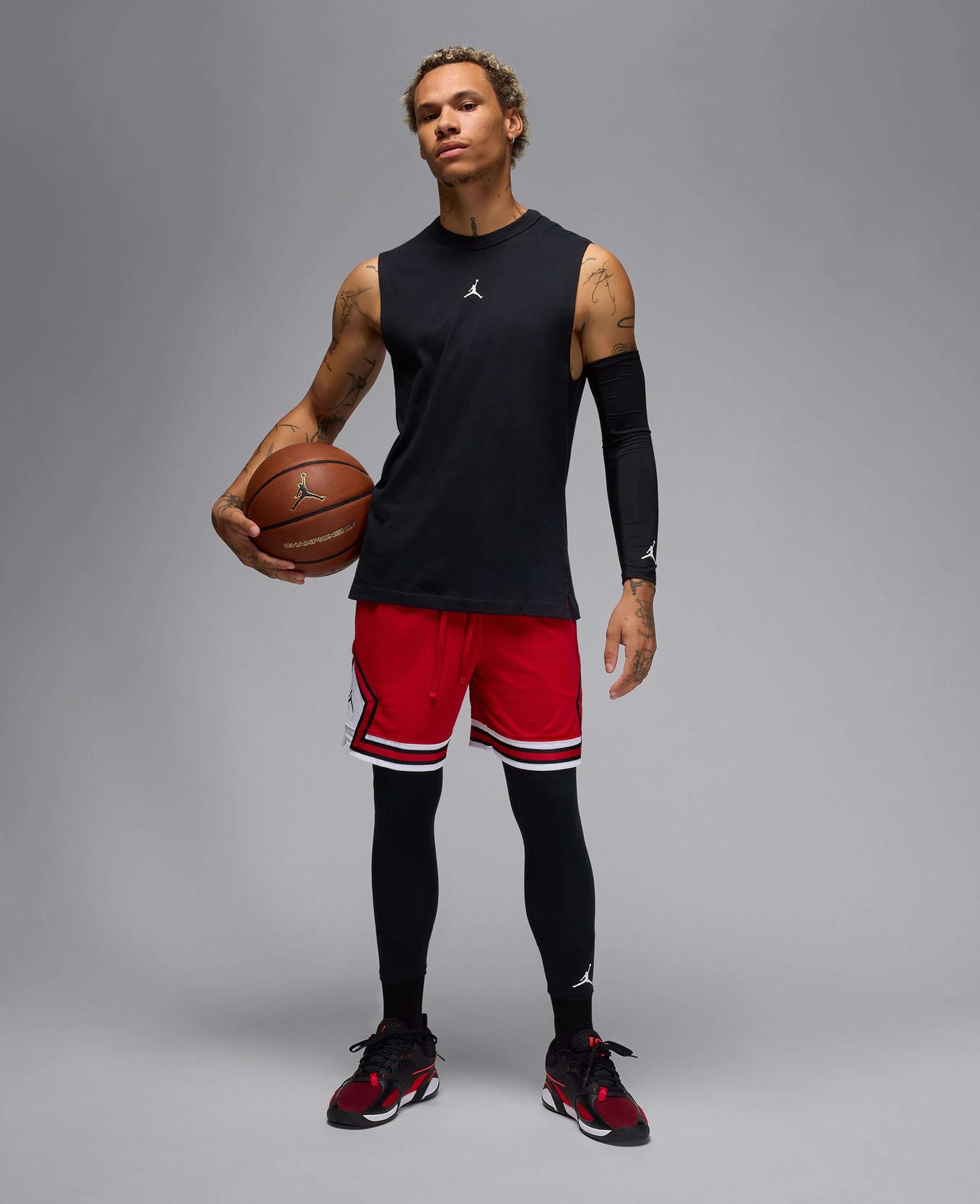 Jordan Dri-Fit Sport Diamond Erkek Kırmızı Şort