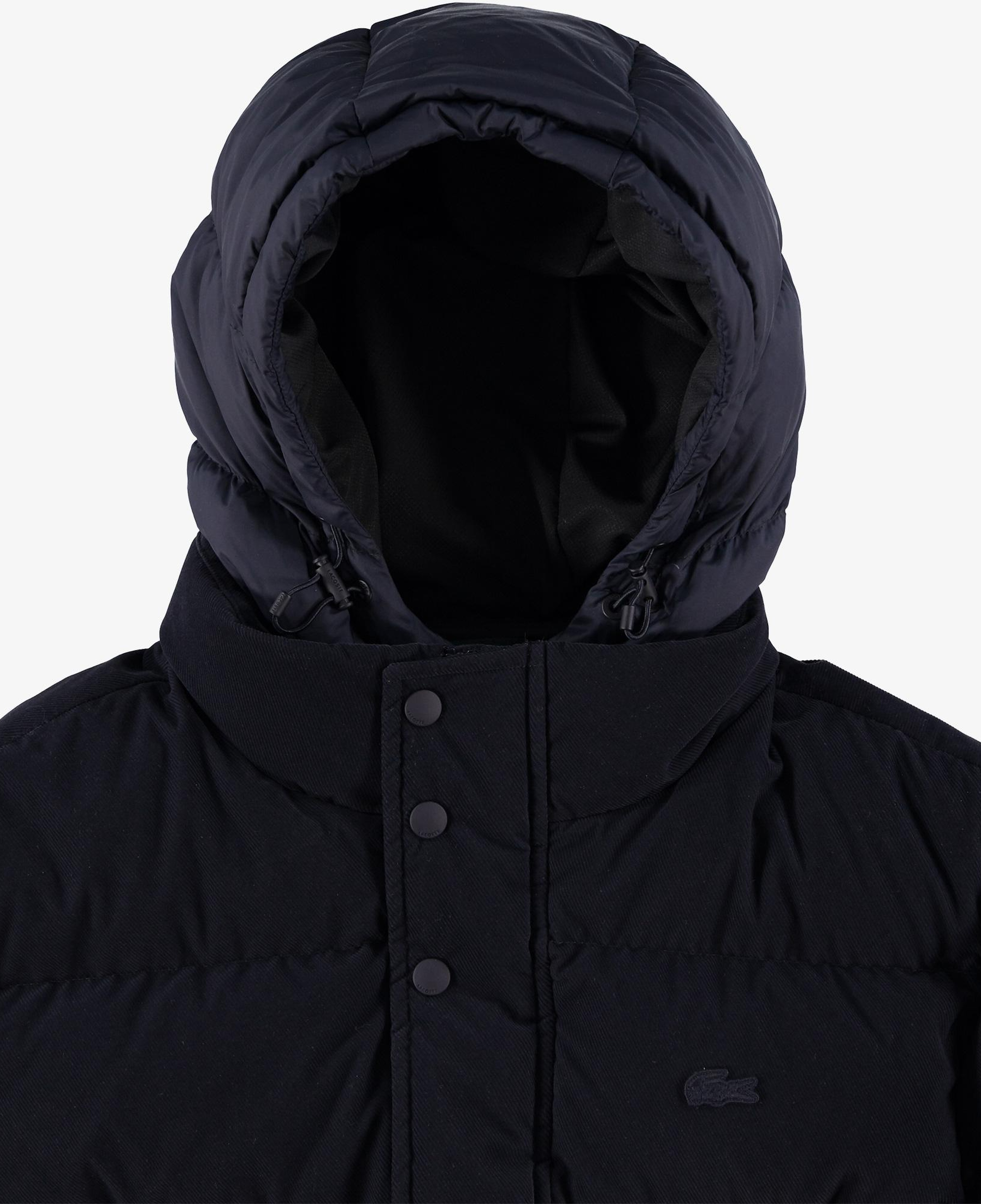 Lacoste Erkek Kapüşonlu Lacivert Mont