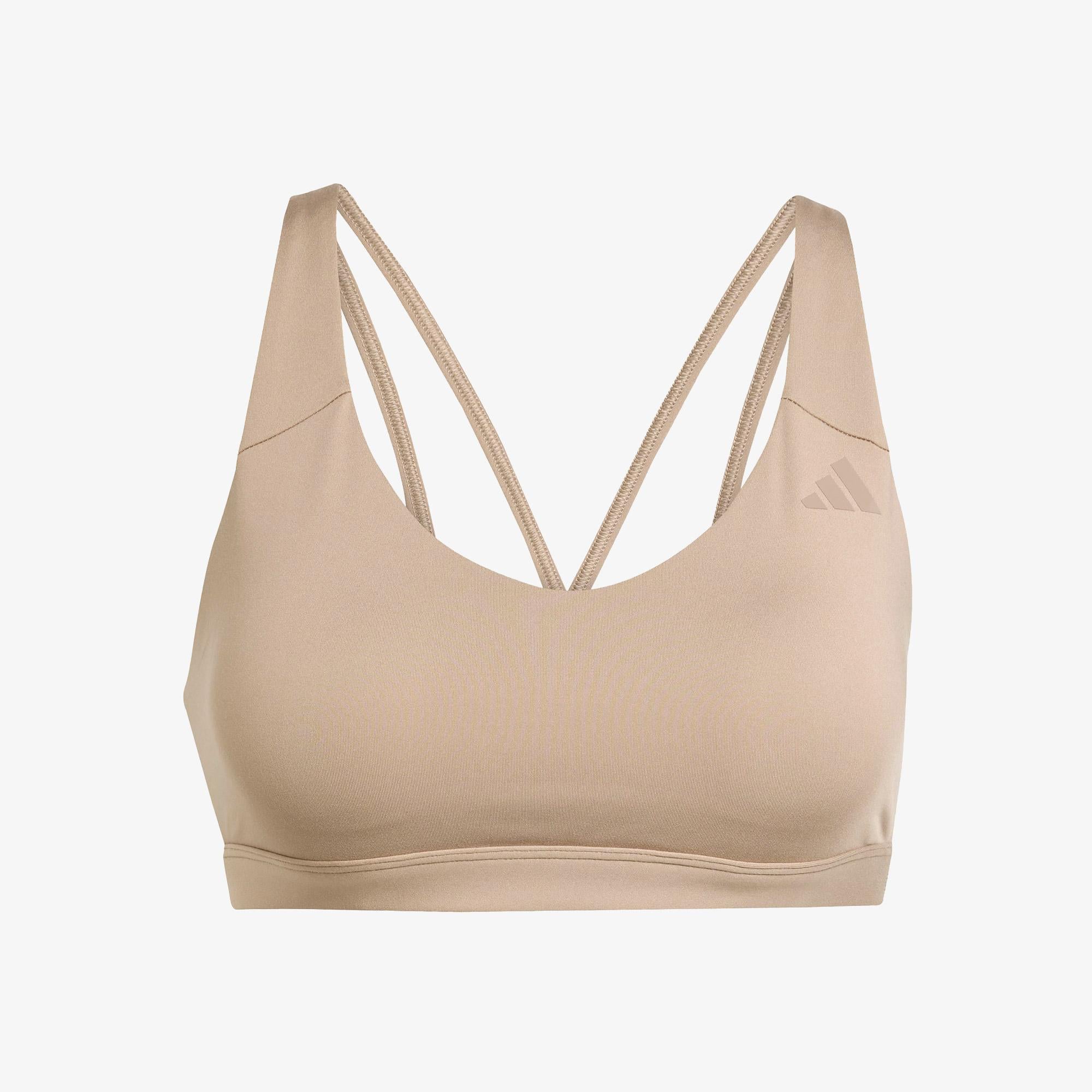 adidas All Me Essentials Orta Destekli Kadın Kahverengi Antrenman Bra