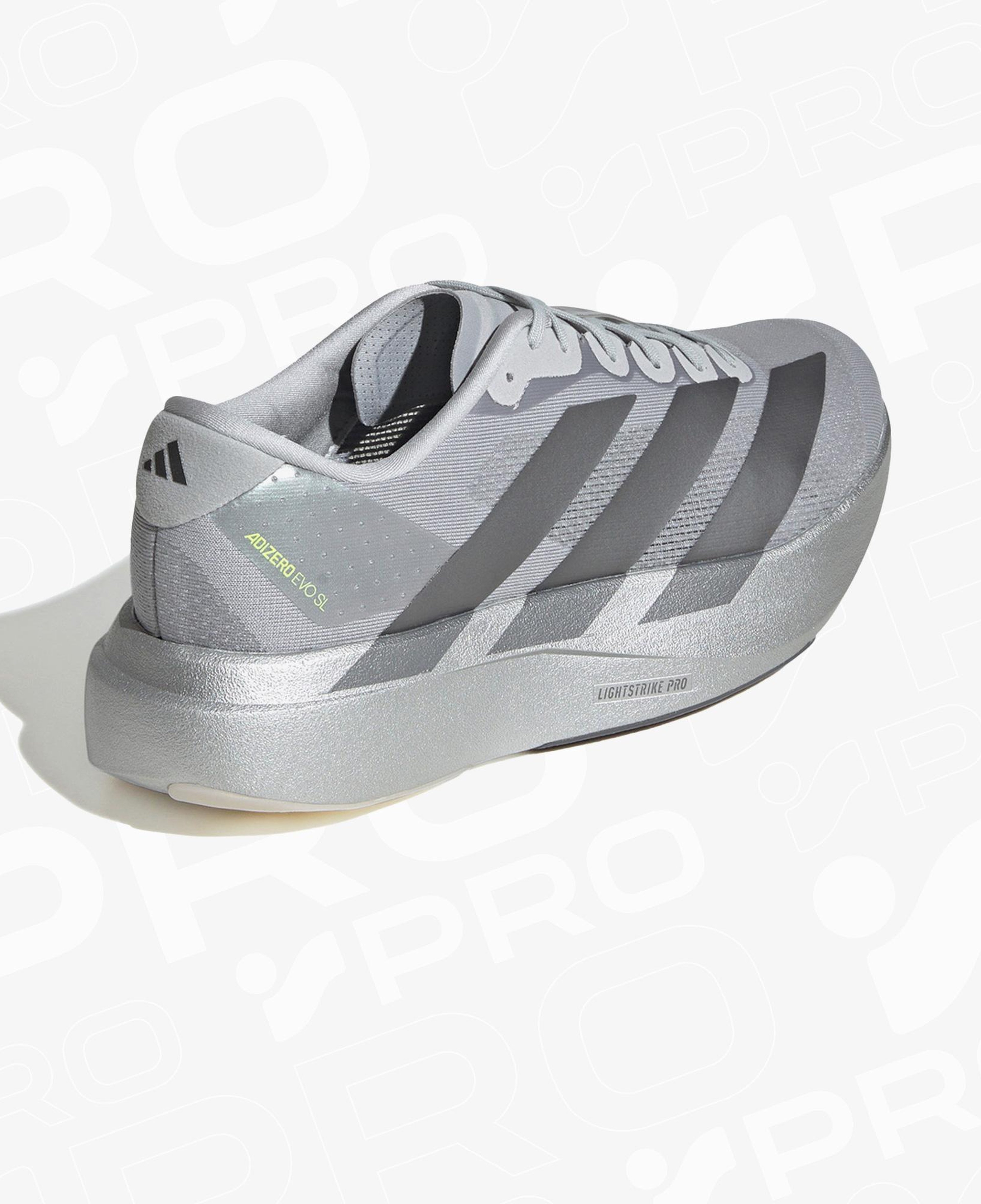 adidas Adizero Evo Sl Erkek Gri Koşu Ayakkabısı