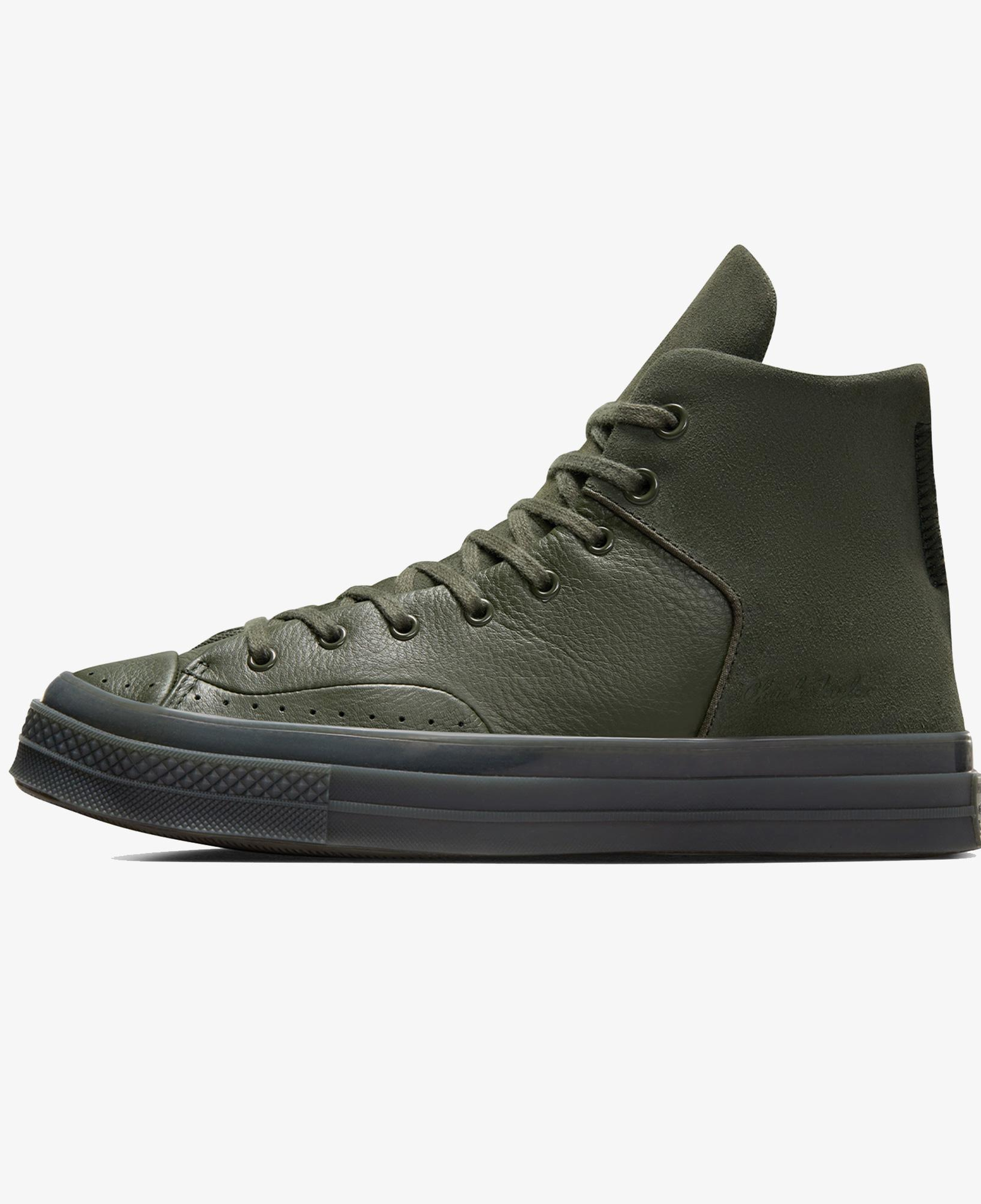 Converse Chuck 70 Marquis Leather Unisex Haki Sneaker