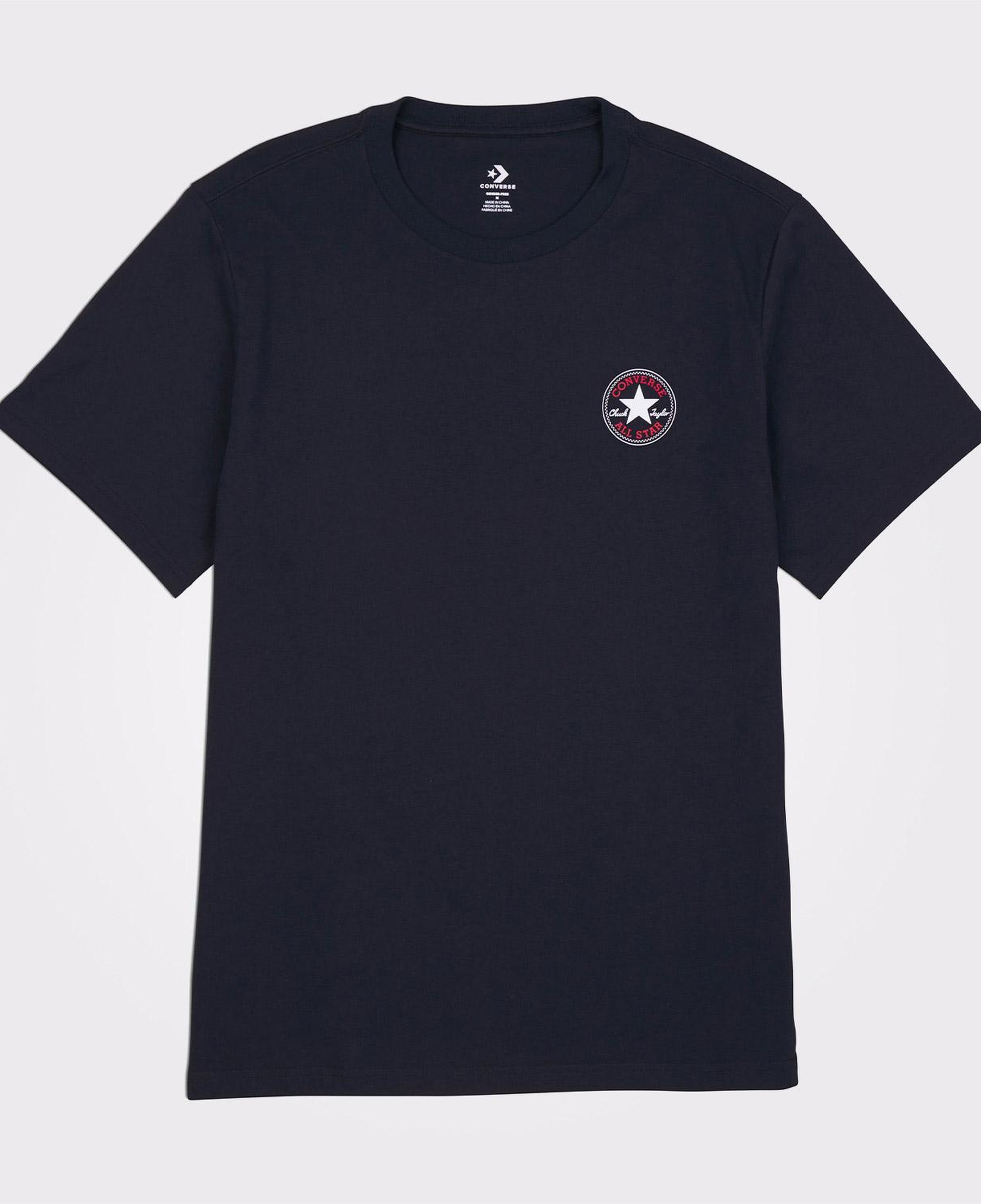 Converse Go-To Mini Patch Unisex Siyah T-Shirt