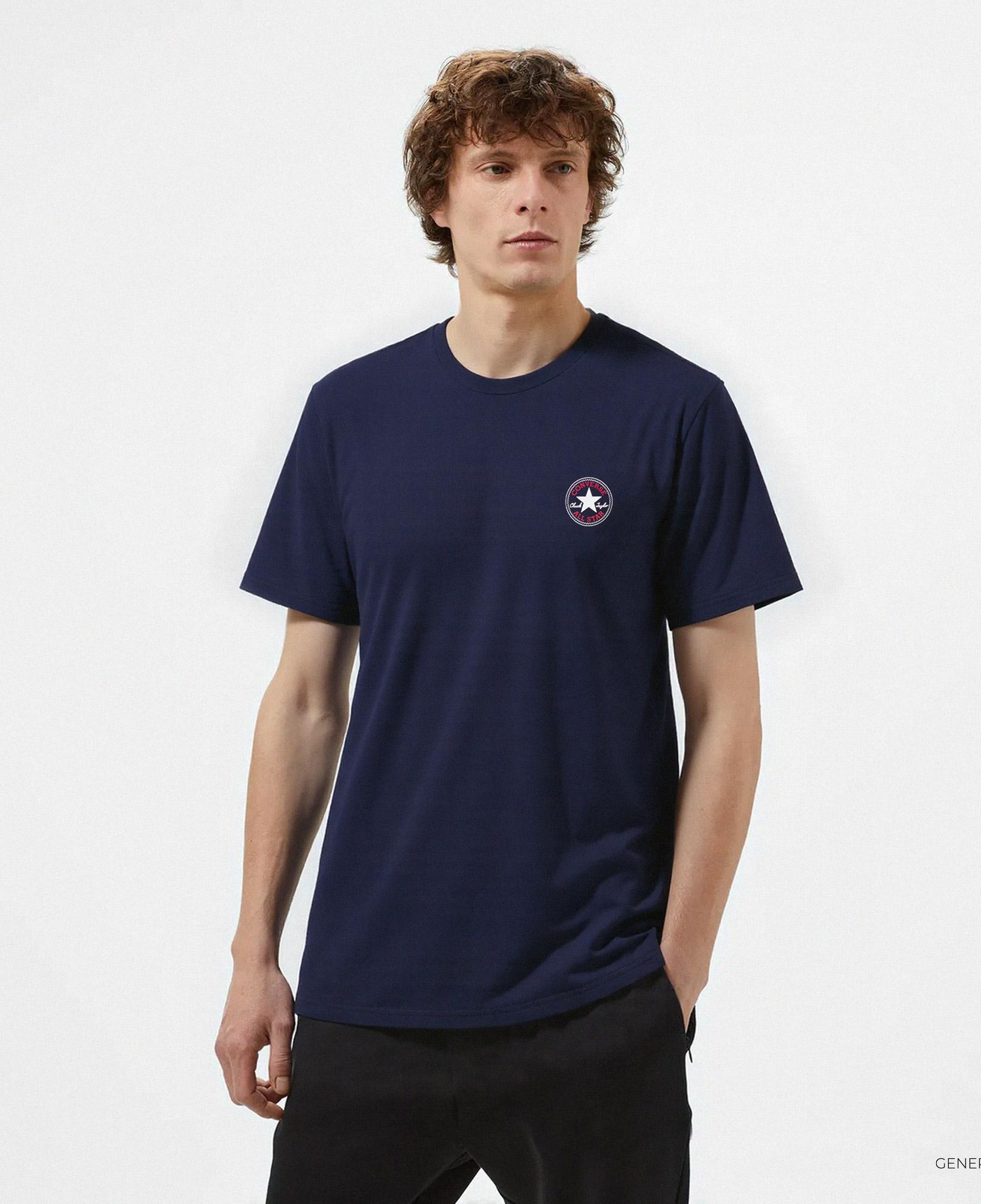 Converse Go-To Mini Patch Unisex Siyah T-Shirt