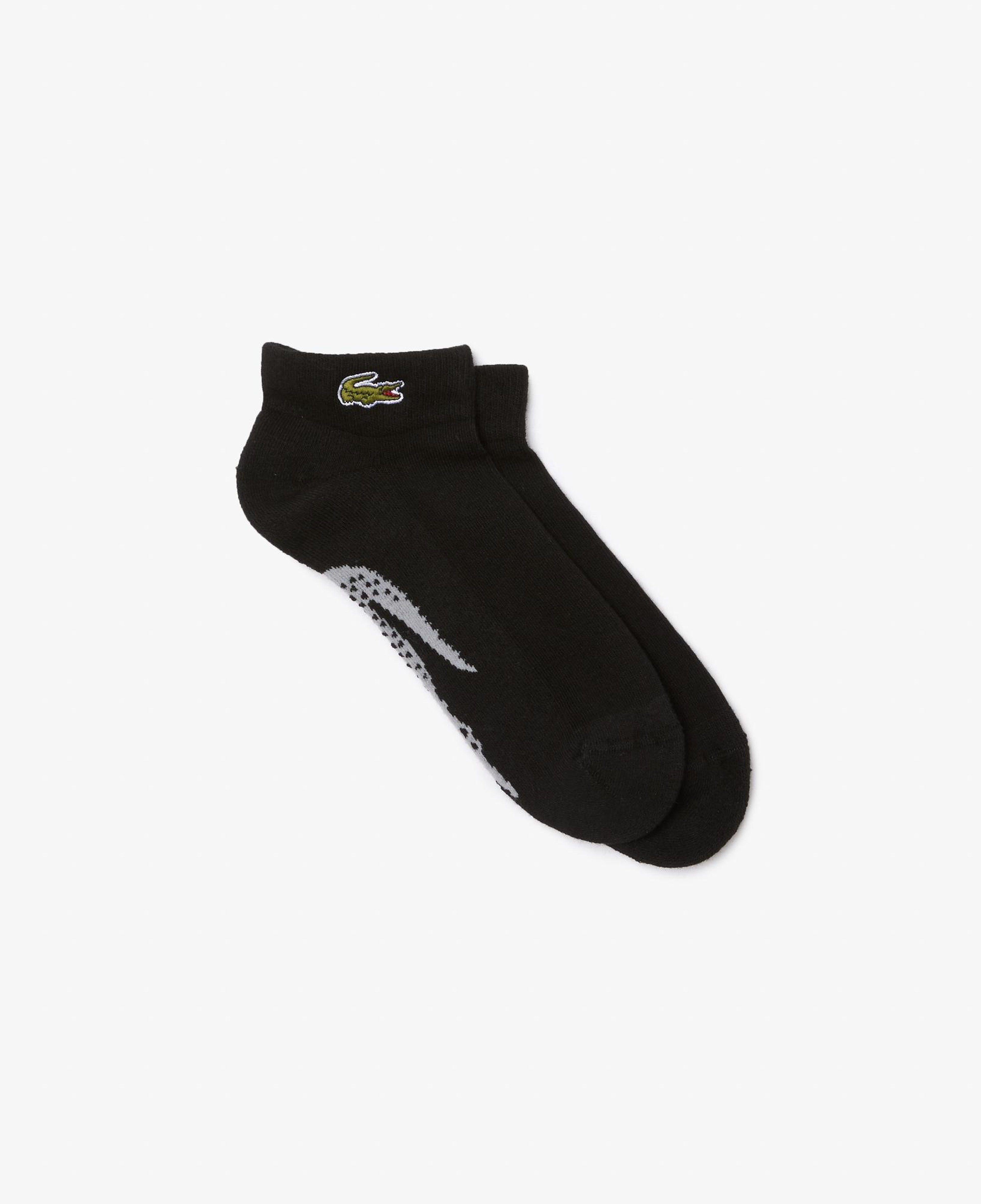 Lacoste Erkek Baskılı Siyah Çorap