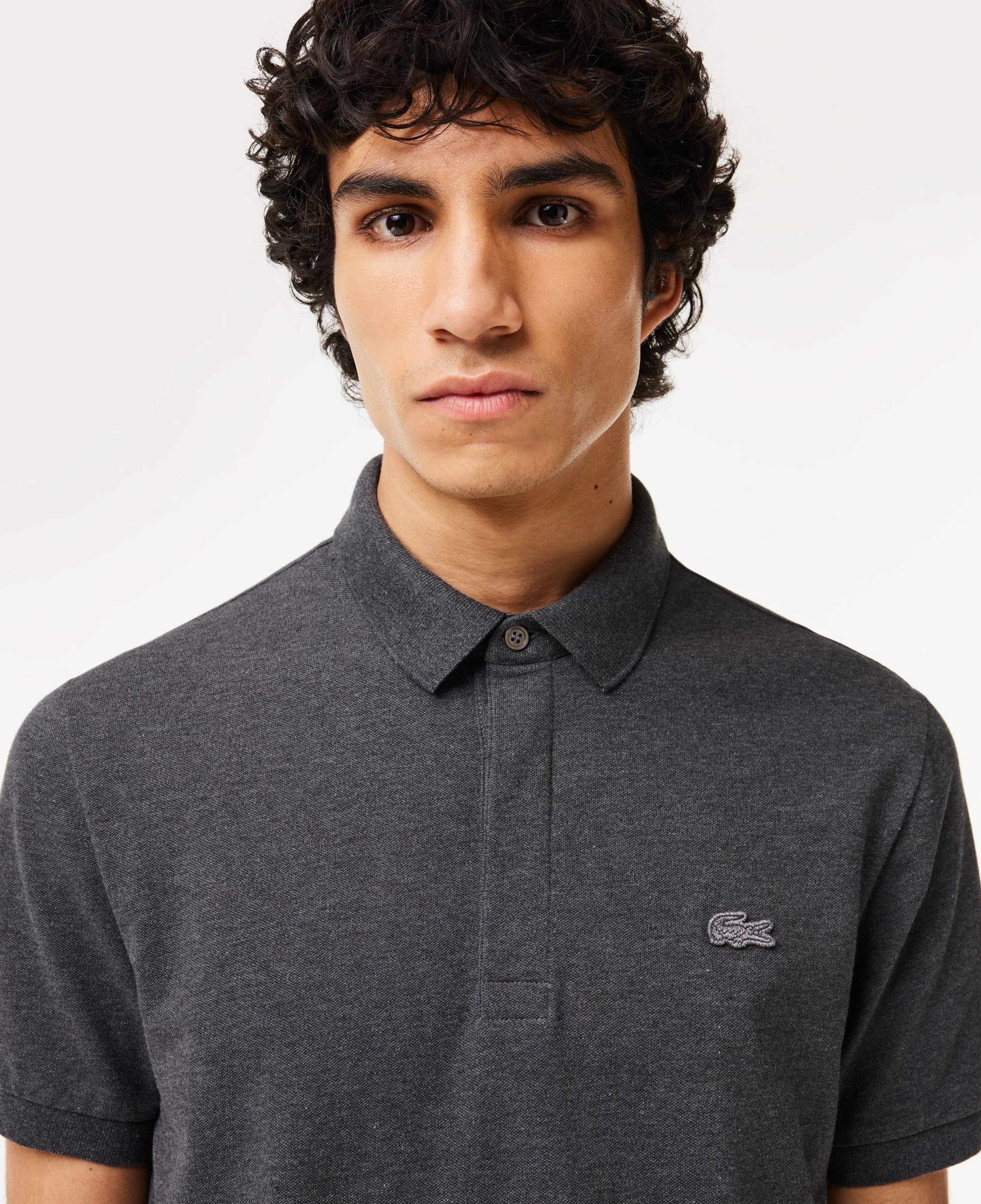 Lacoste Paris Erkek Regular Fit Gri Polo
