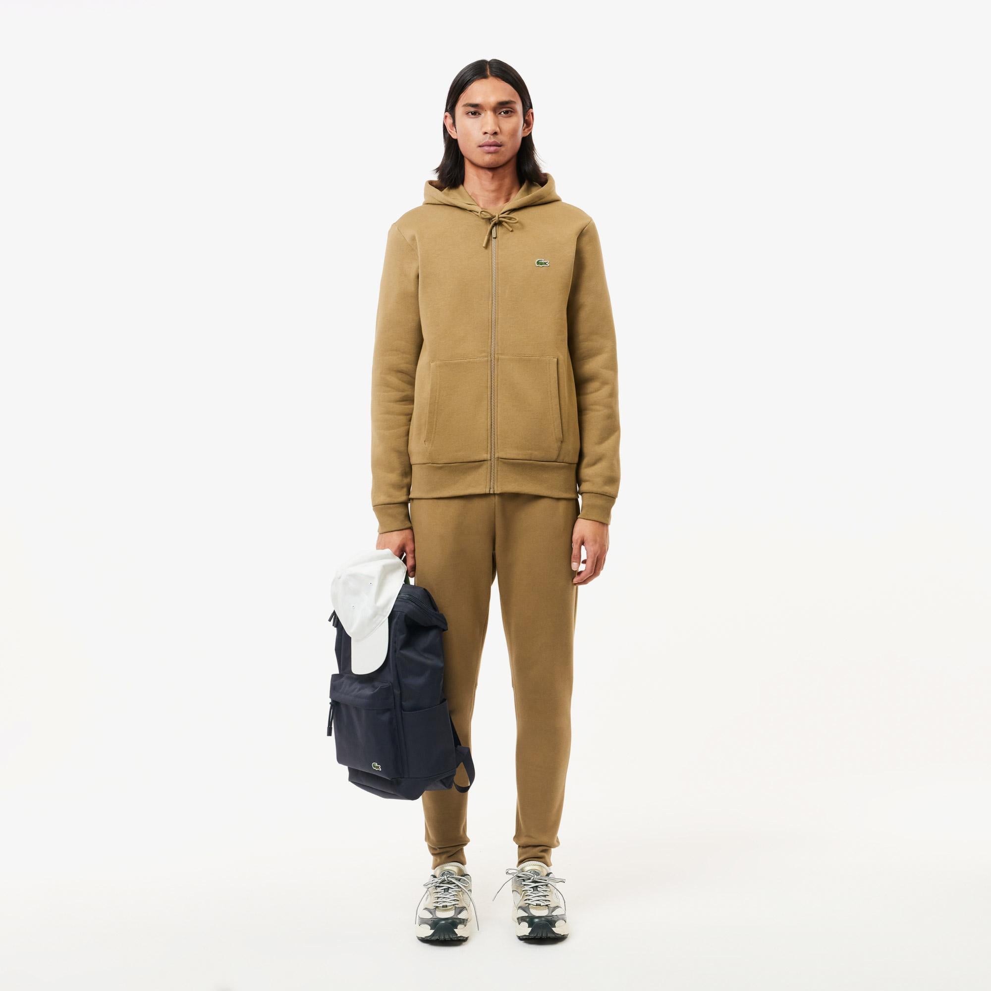 Erkek Slim Fit Bej Eşofman Altı