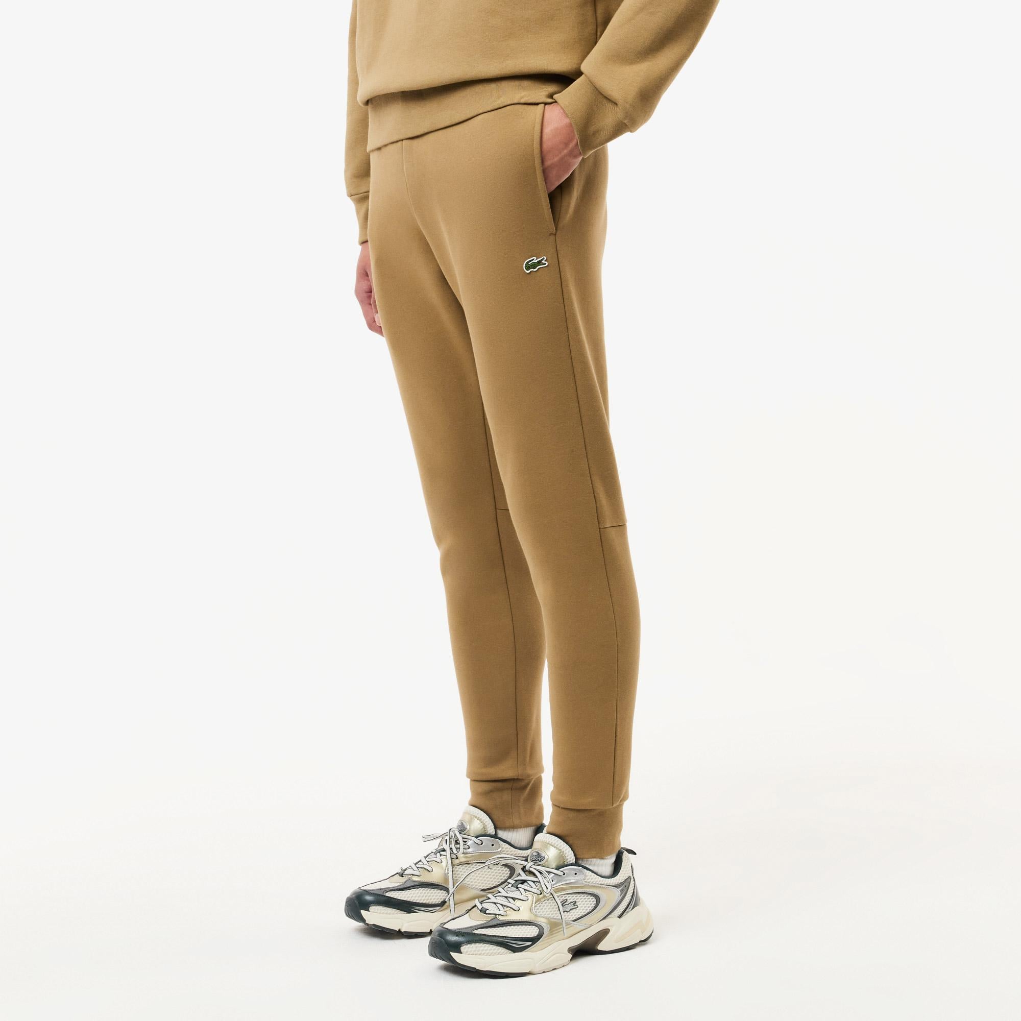 Erkek Slim Fit Bej Eşofman Altı
