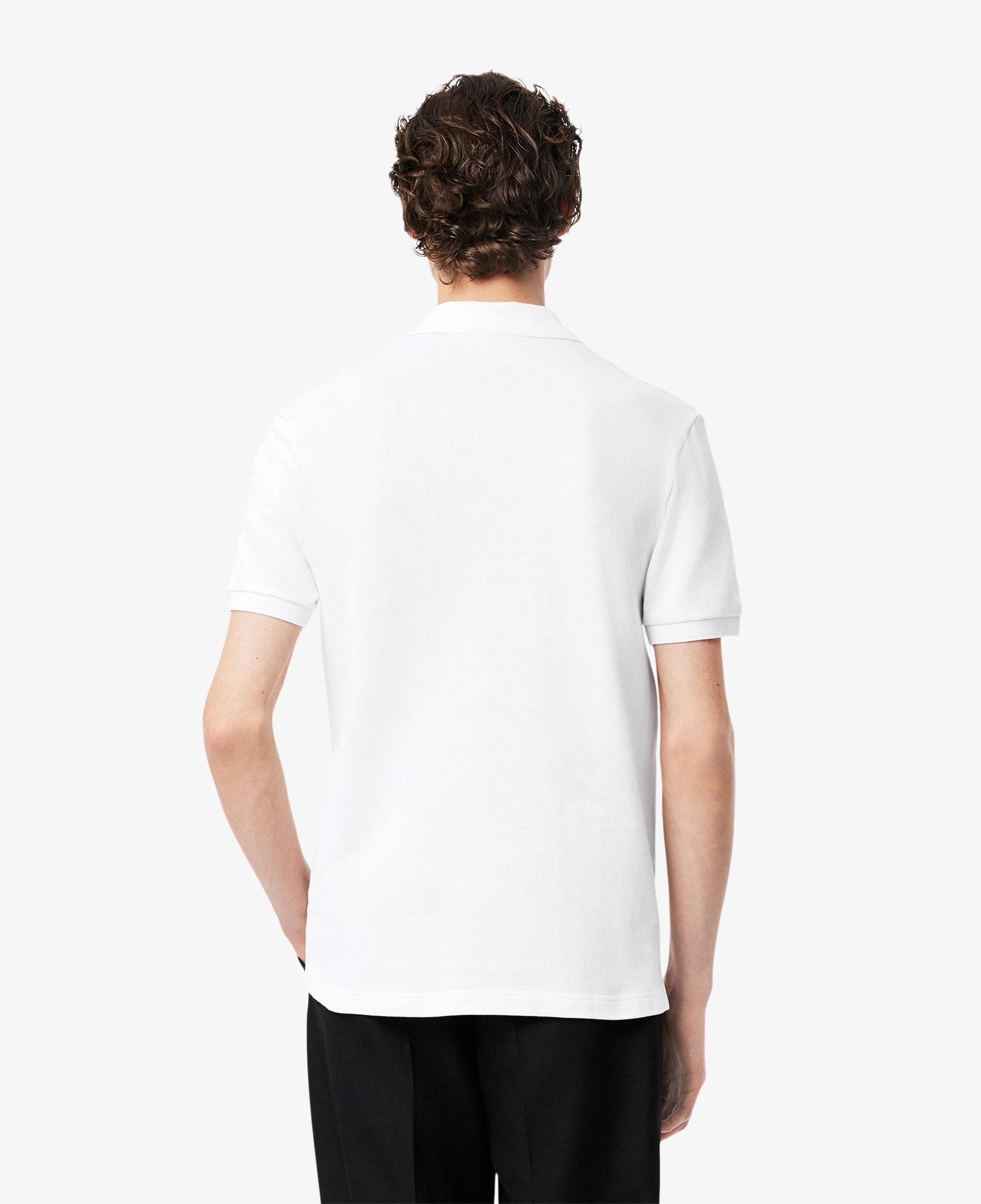 L.12.12 Erkek Regular Fit Baskılı Beyaz Polo