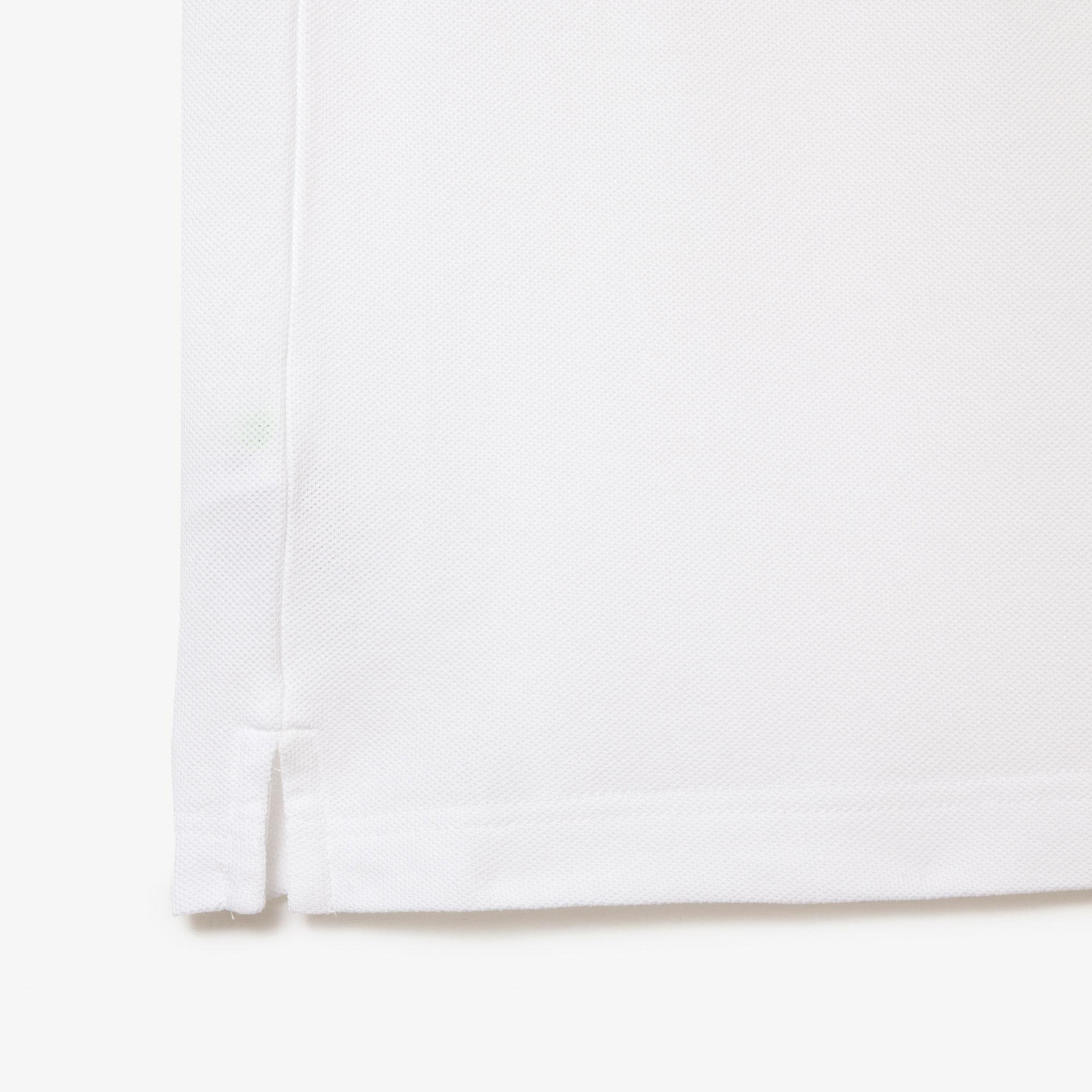 L.12.12 Erkek Regular Fit Baskılı Beyaz Polo