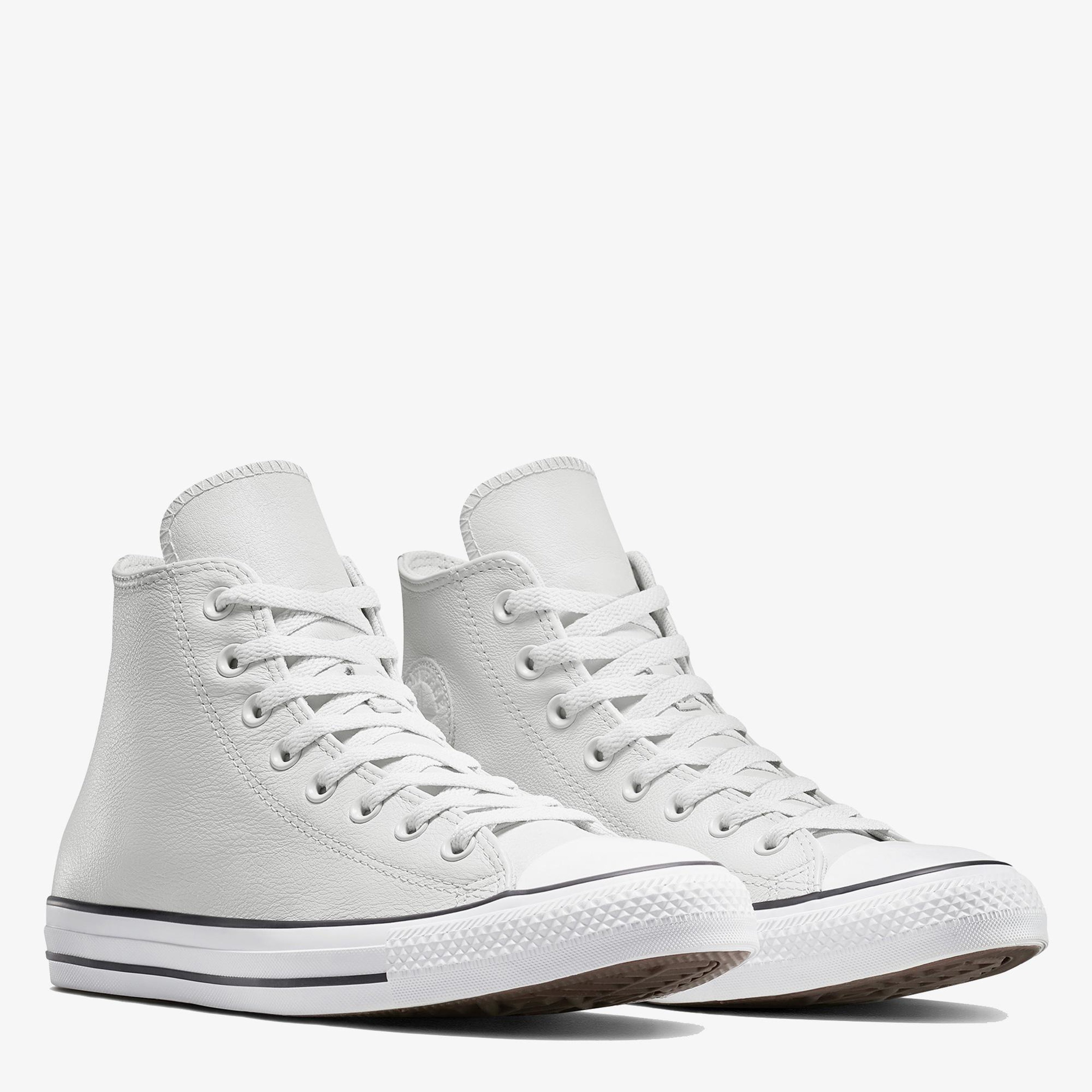 Converse Chuck Taylor All Star Deri Unisex Gri Sneaker