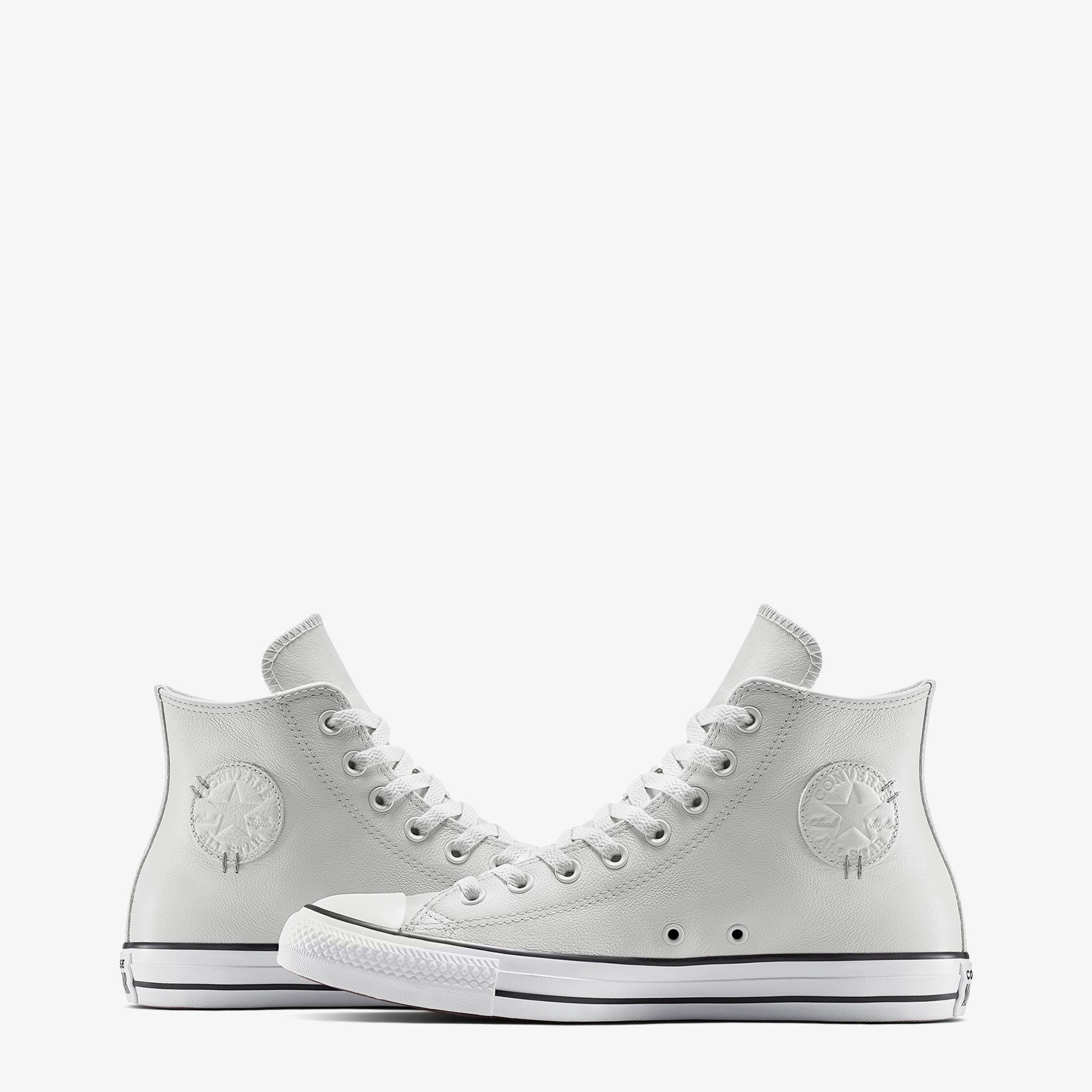 Converse Chuck Taylor All Star Deri Unisex Gri Sneaker