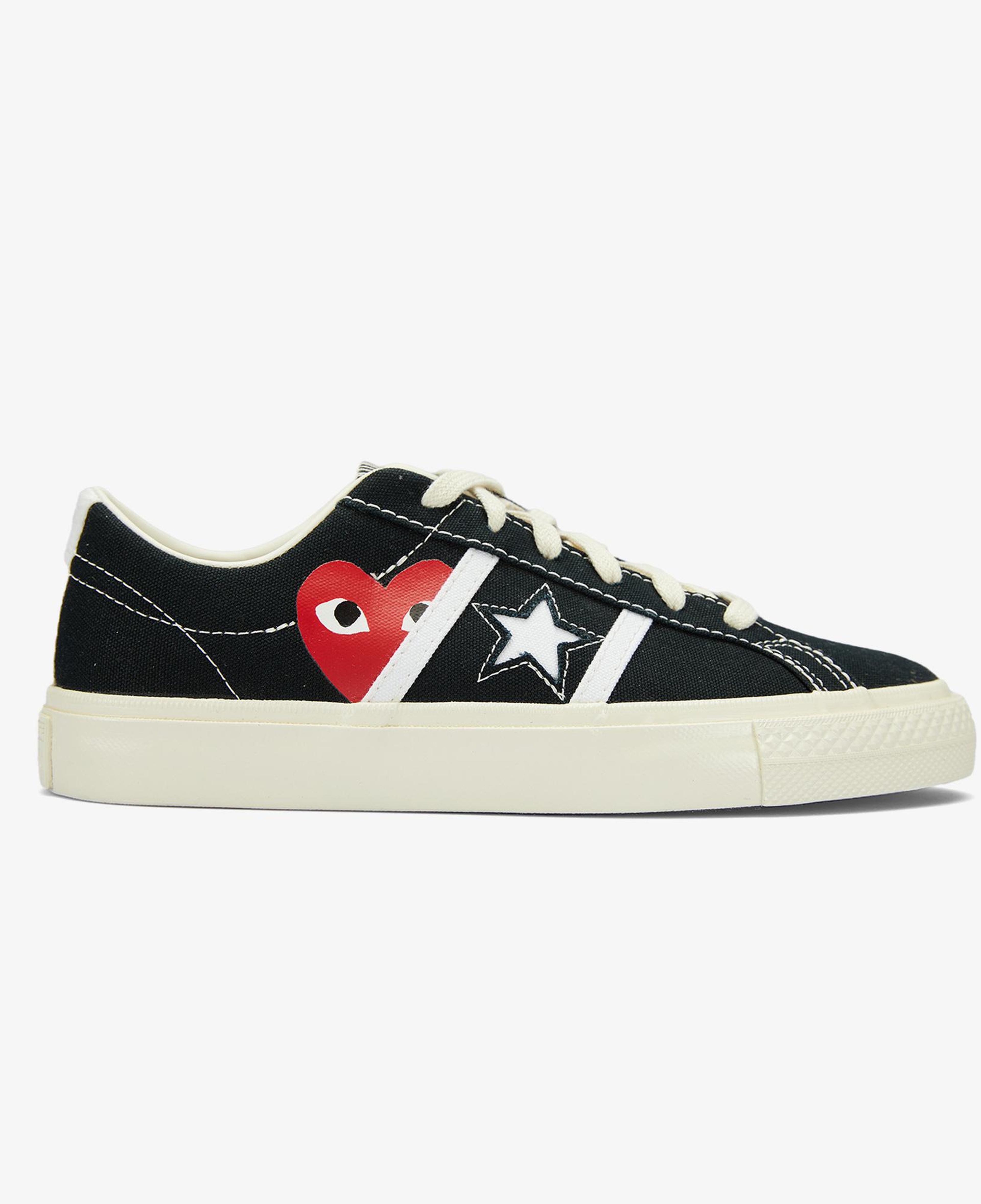 Converse x Comme Des Garçons Play One Star Academy Pro Unisex Siyah Sneaker