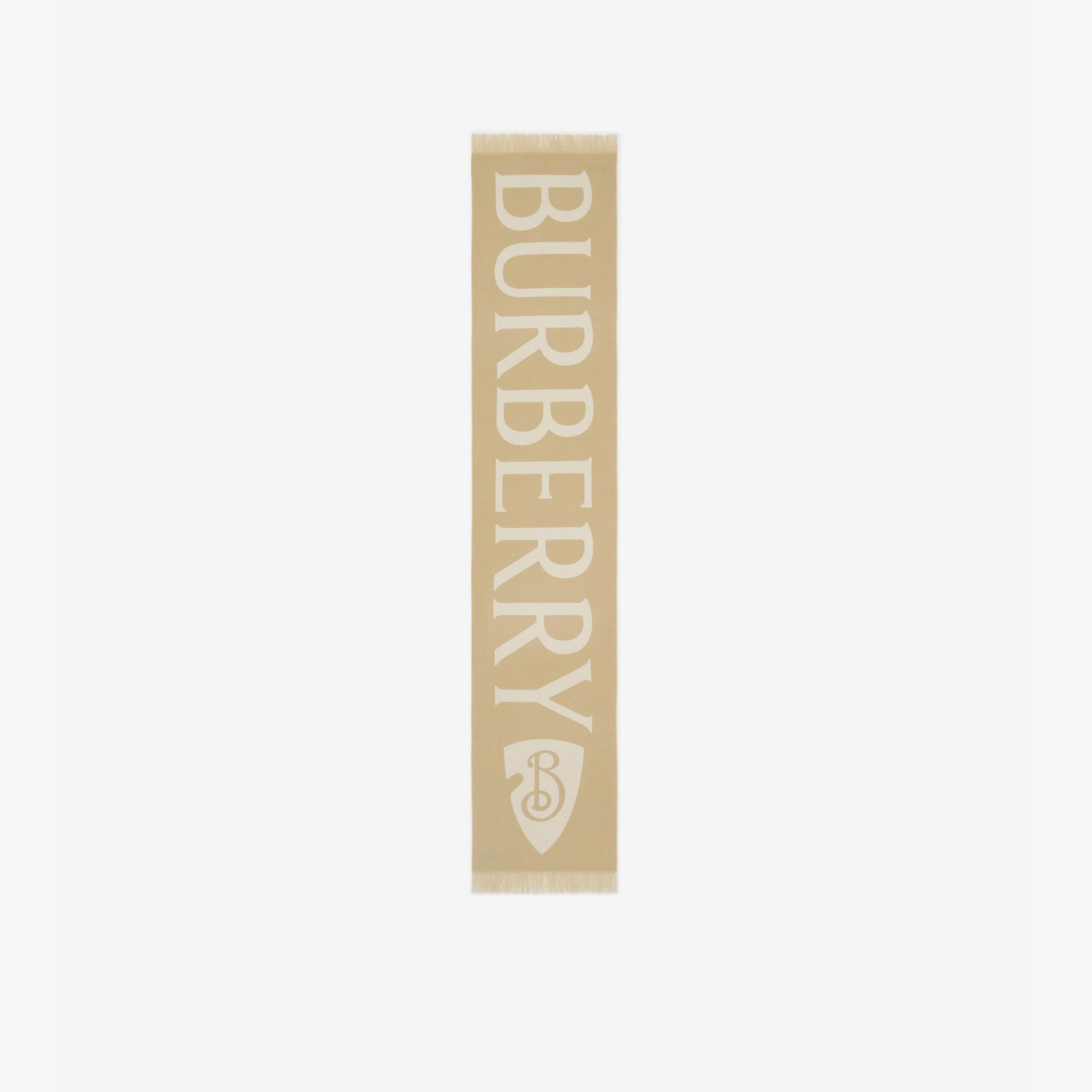Burberry Kadın Bej Yün Atkı