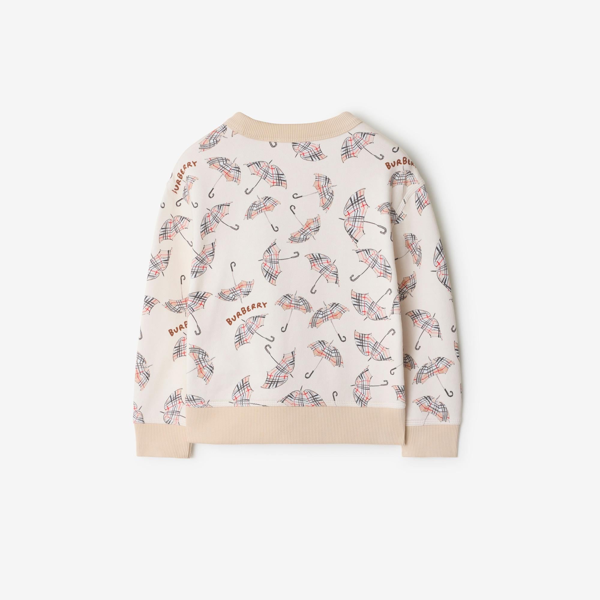 Burberry Çocuk Beyaz Sweatshirt
