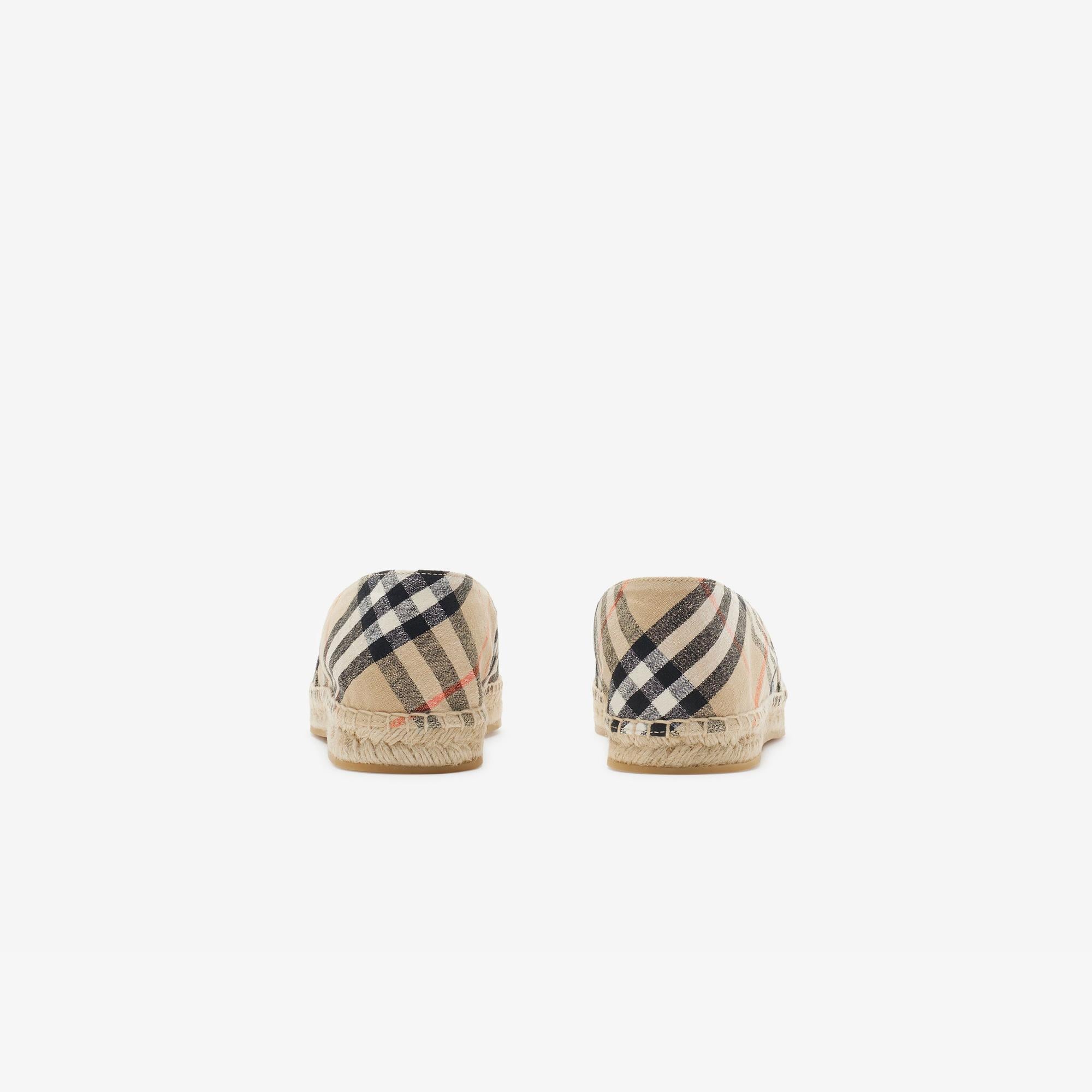 Burberry Mews Kadın Bej Espadril