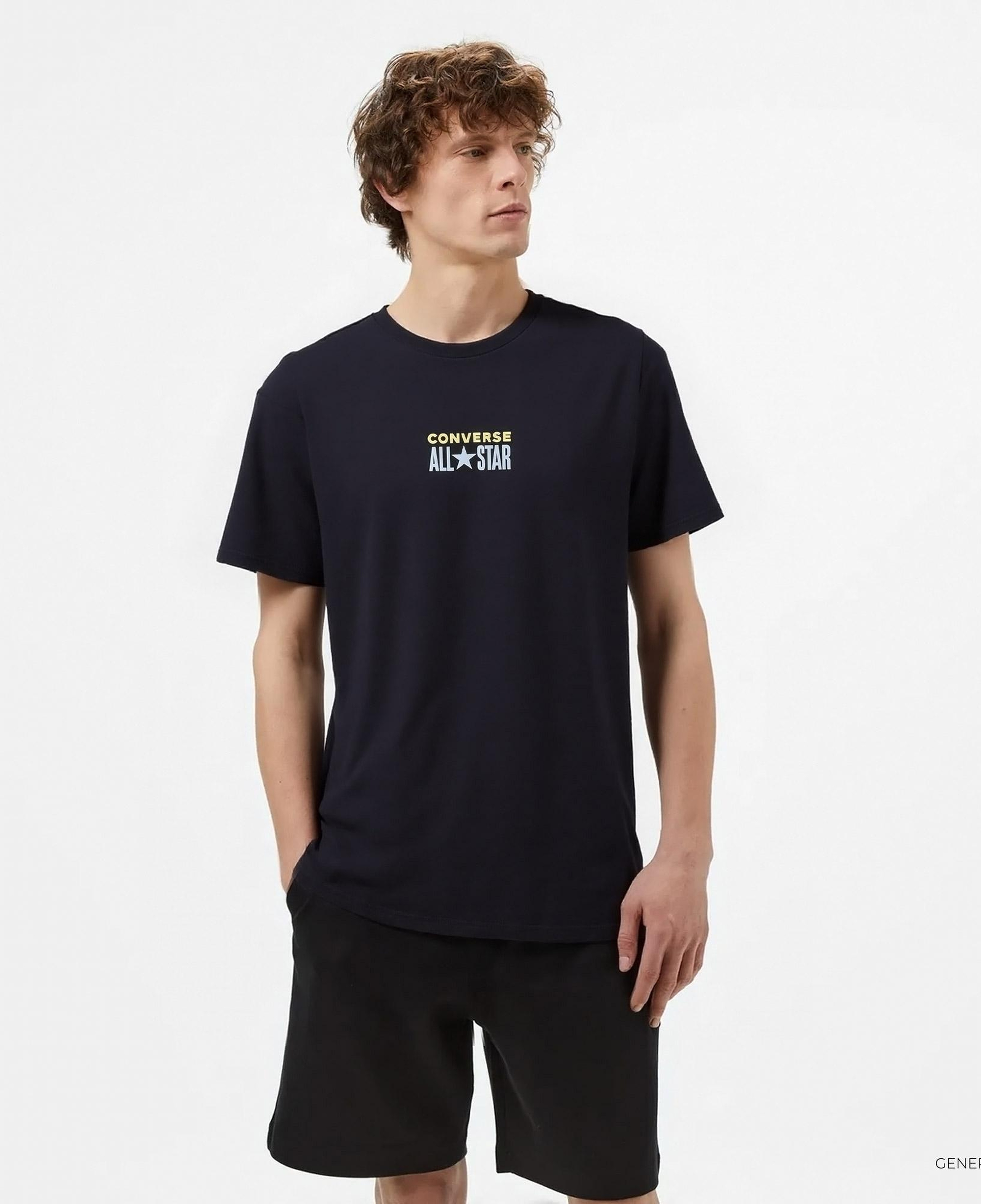 Converse Erkek Siyah T-Shirt