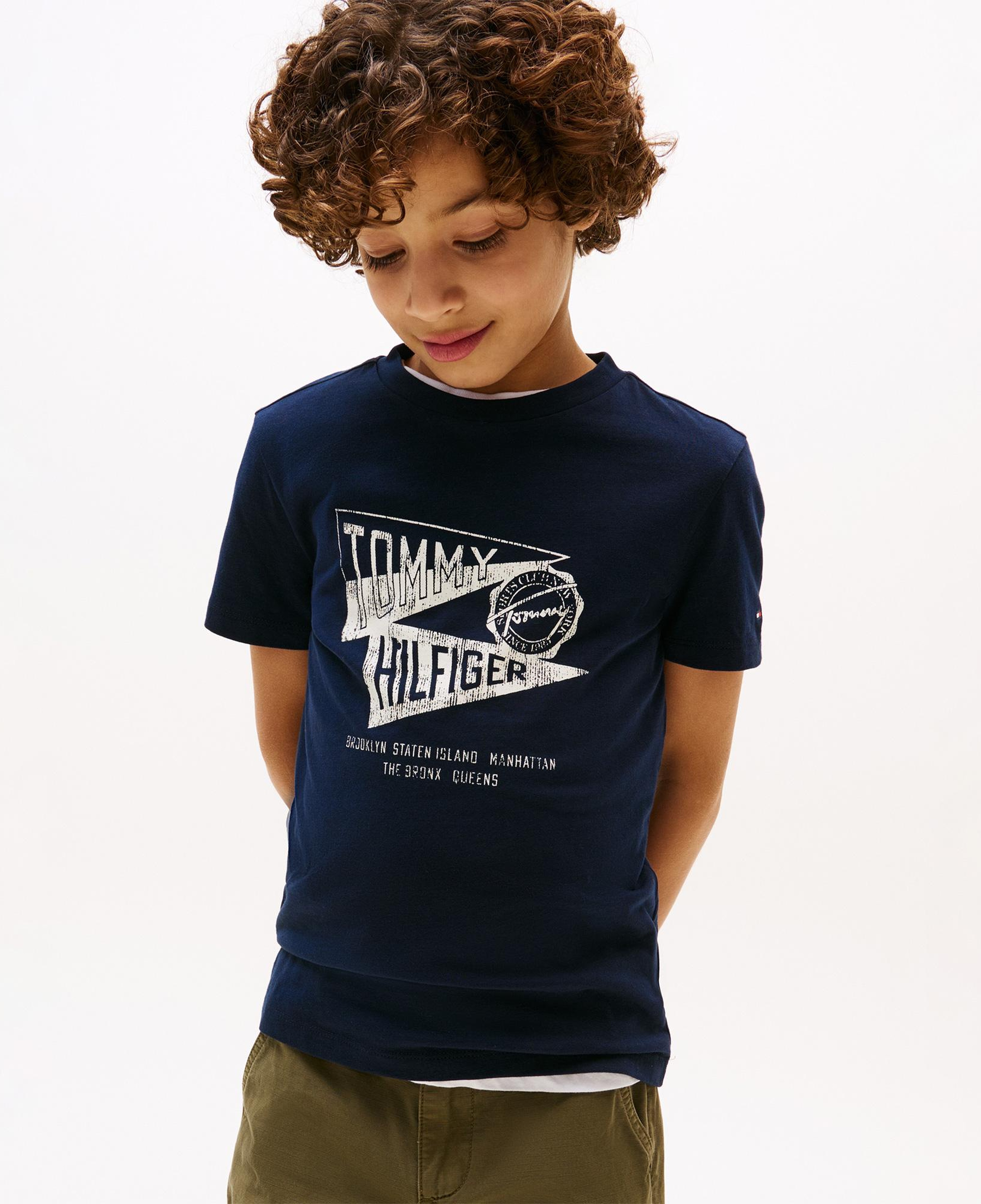 Tommy Hilfiger Effortless Çocuk Lacivert T-Shirt
